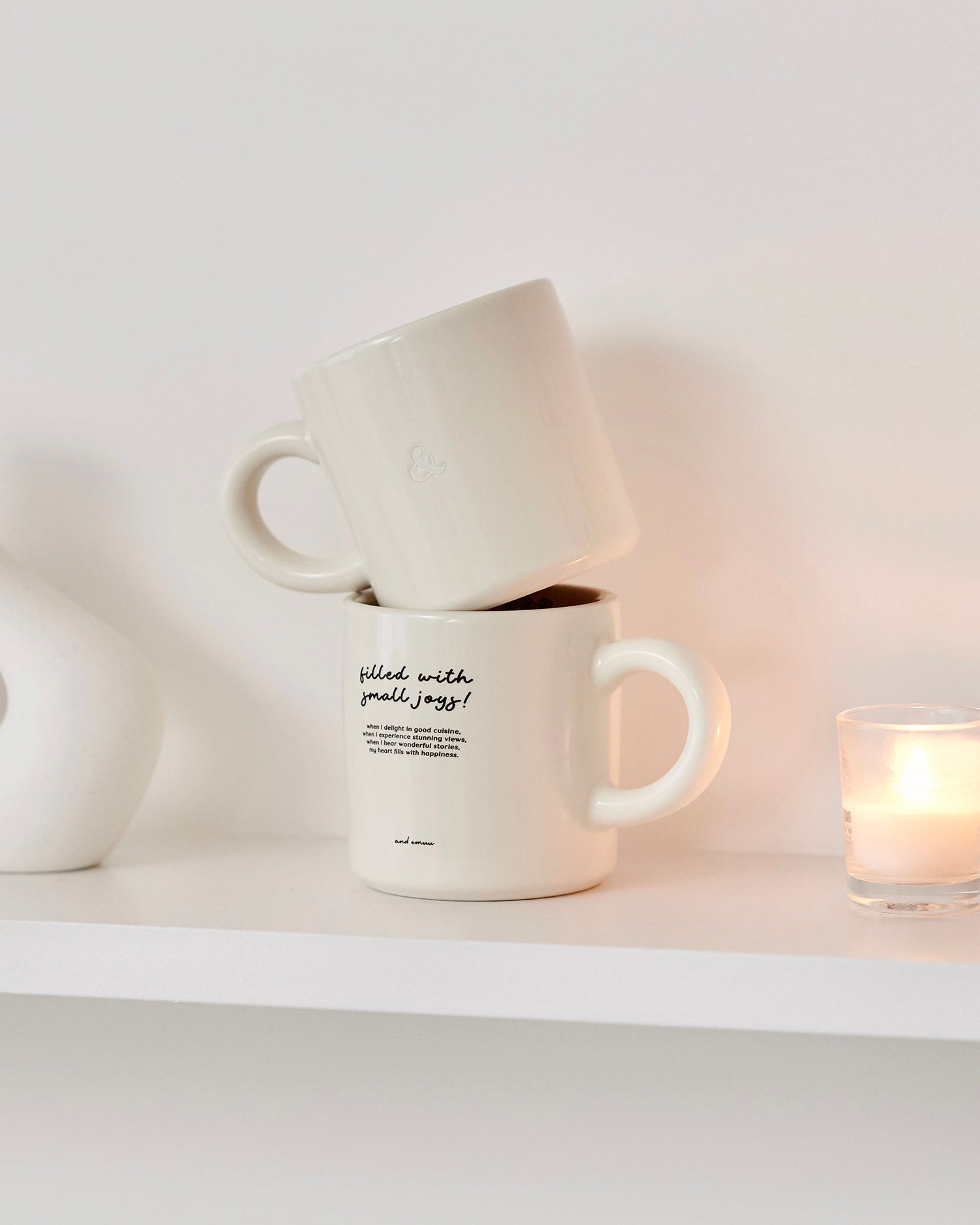 filled with small joys mug cup