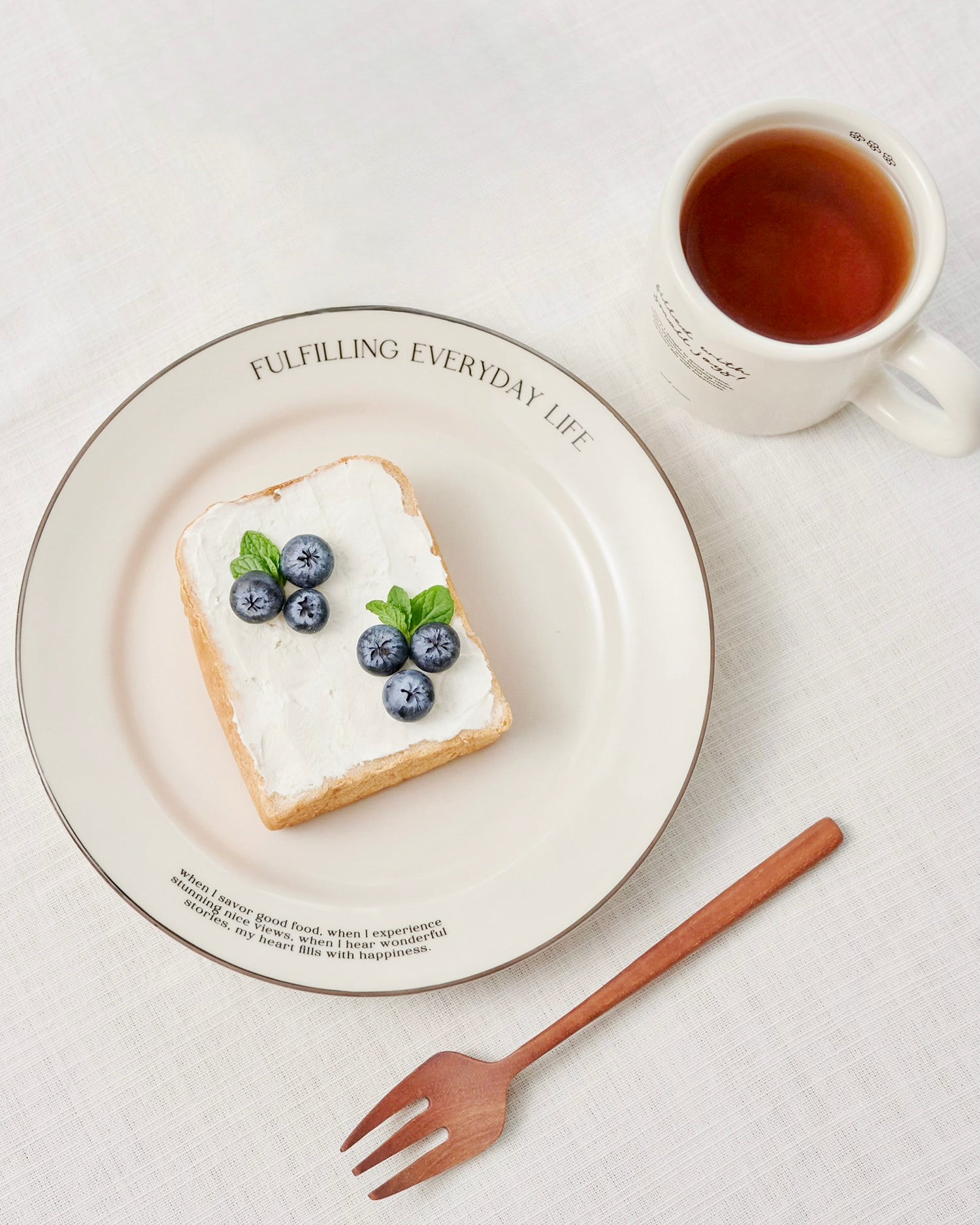fulfilling everyday life plate