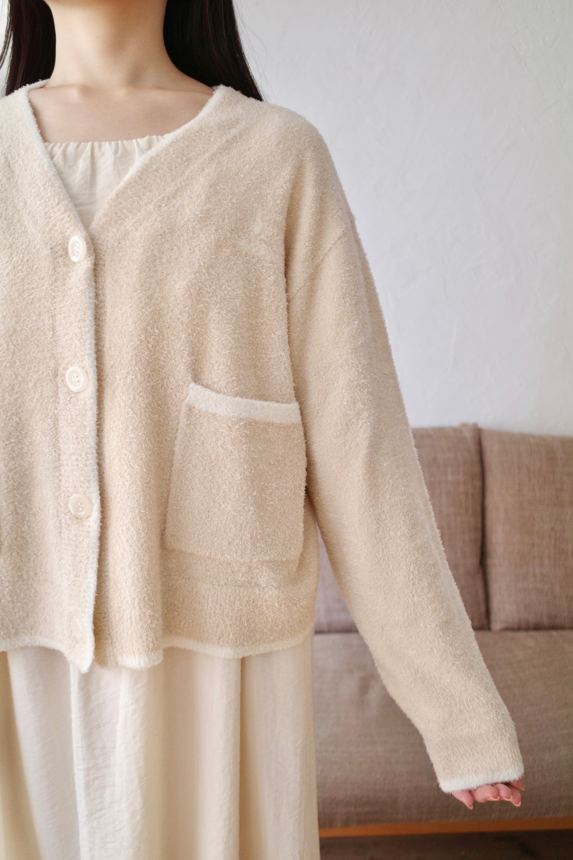 soft knit room cardigan〈12月下旬〜1月上旬お届け〉