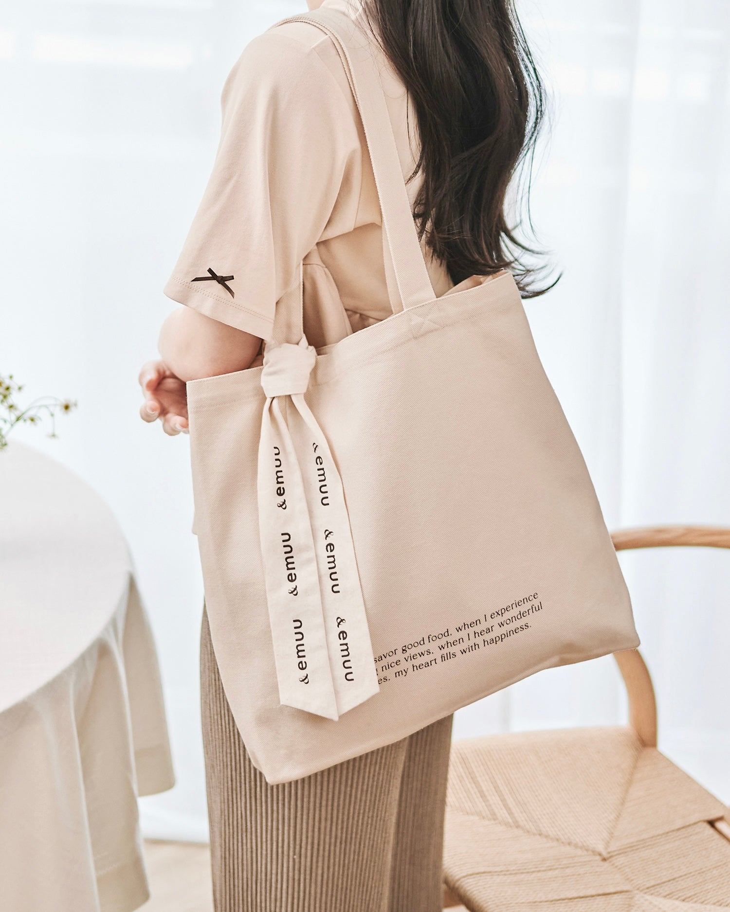 【new color】logo tote bag〈12月中旬〜12月下旬お届け〉