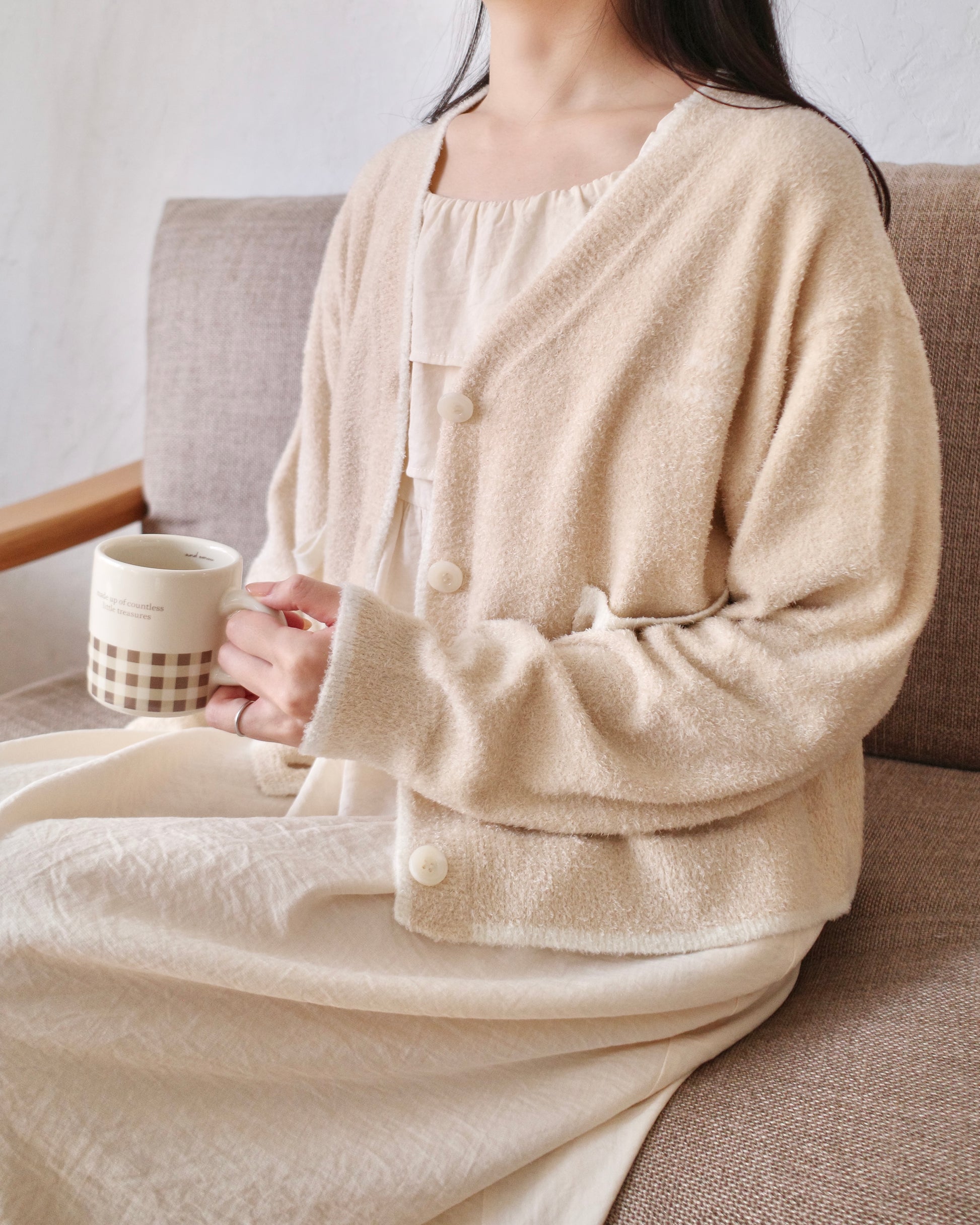 soft knit room cardigan〈12月下旬〜1月上旬お届け〉