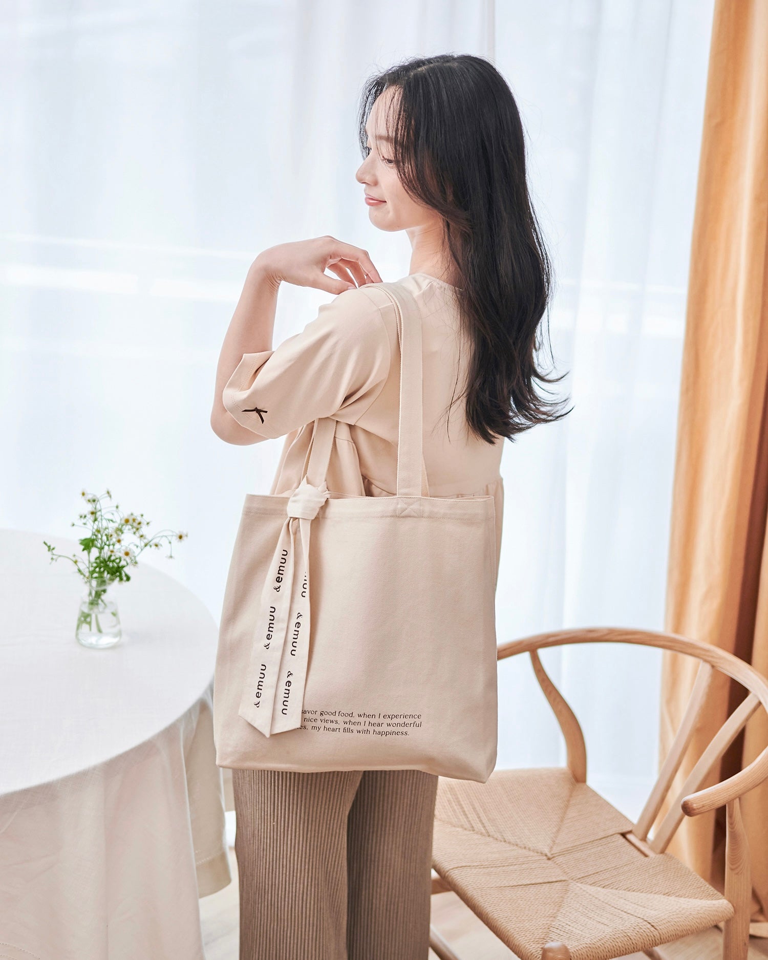 【new color】logo tote bag〈12月中旬〜12月下旬お届け〉