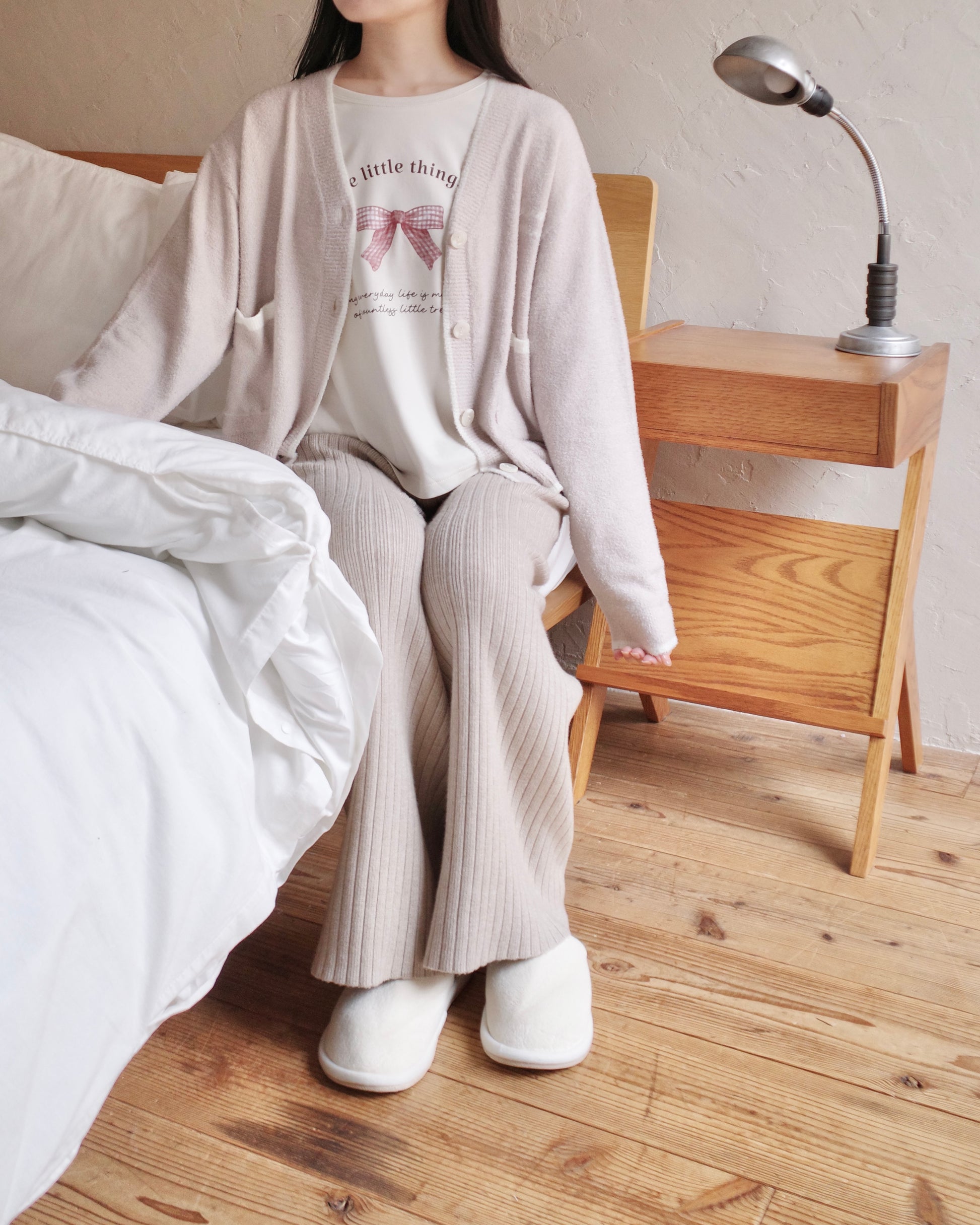 soft knit room cardigan〈12月下旬〜1月上旬お届け〉