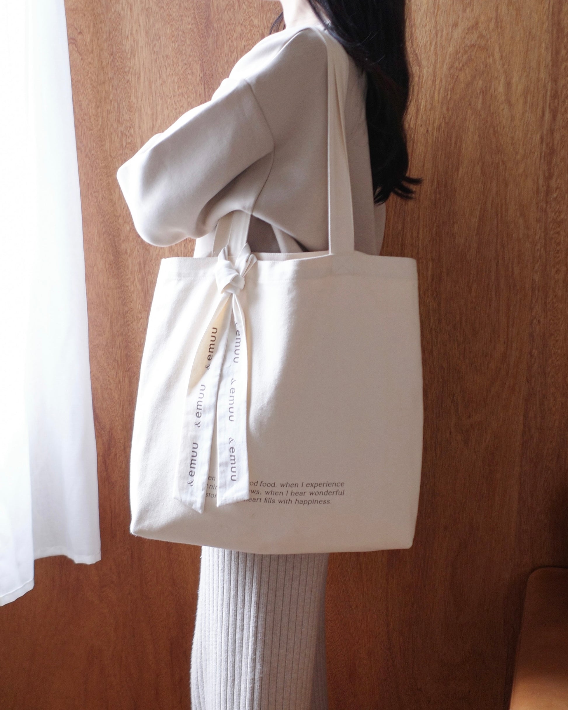 【new color】logo tote bag〈12月中旬〜12月下旬お届け〉