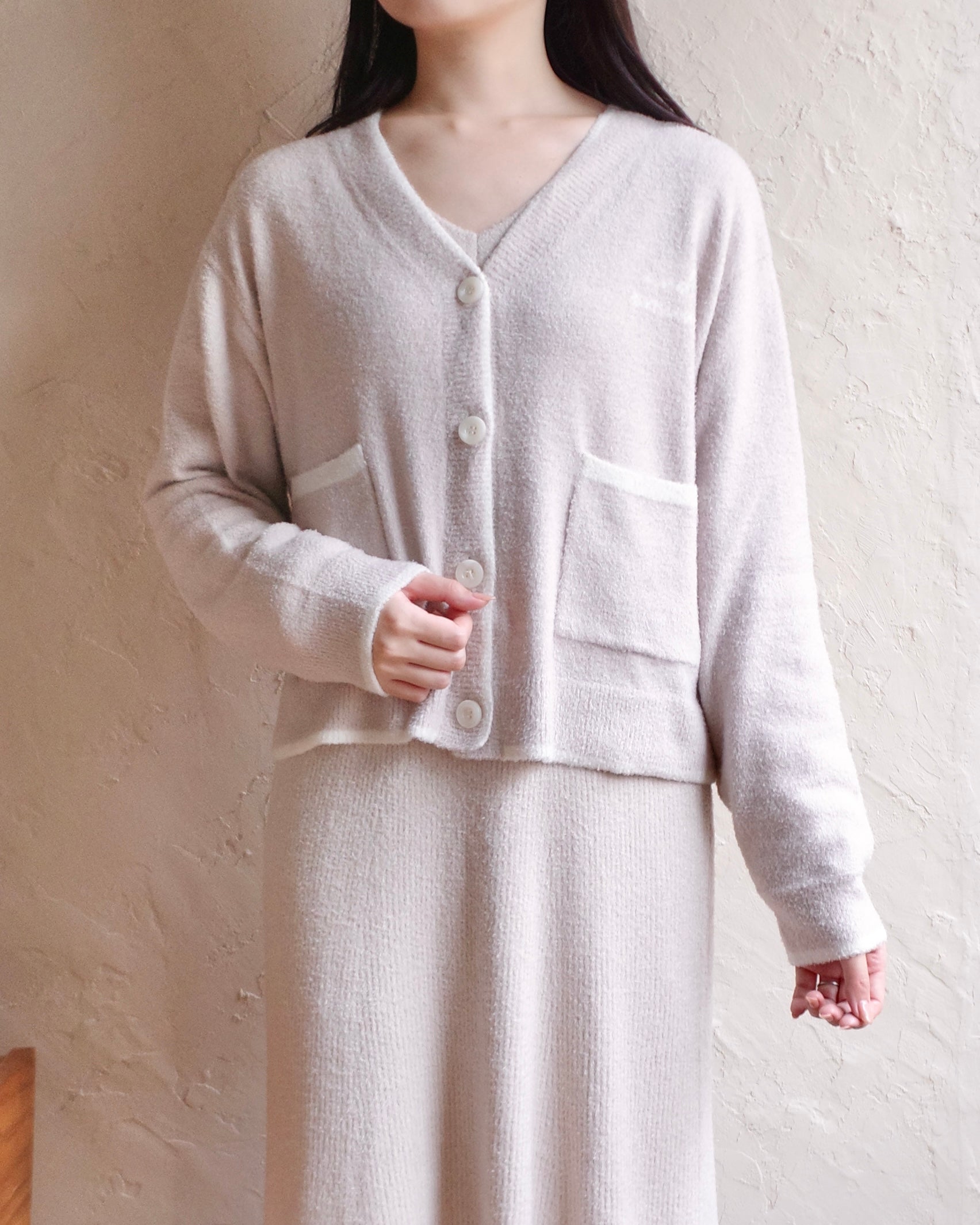 soft knit room cardigan〈12月下旬〜1月上旬お届け〉