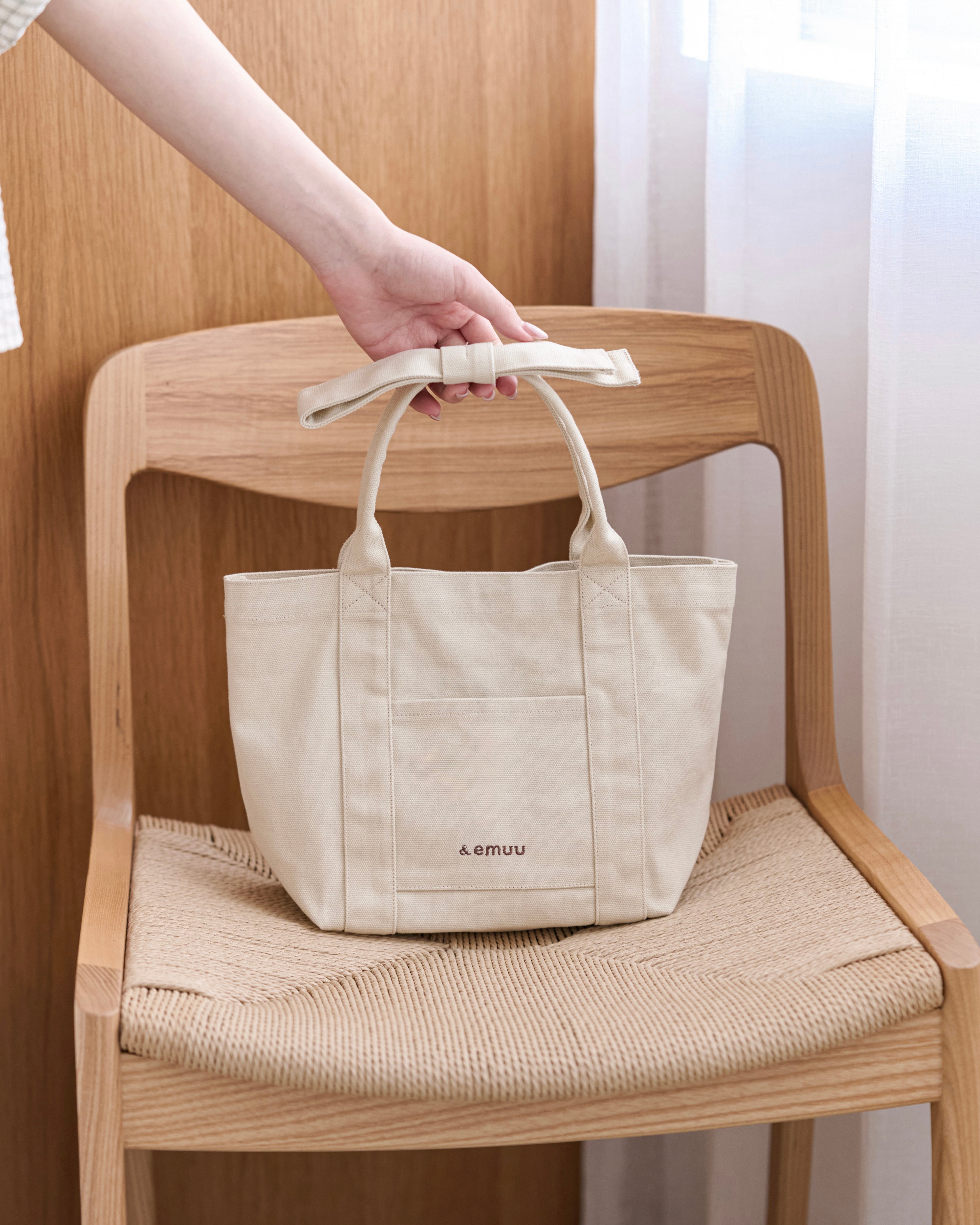 ribbon canvas mini bag〈7月中旬〜7月下旬発送予定〉