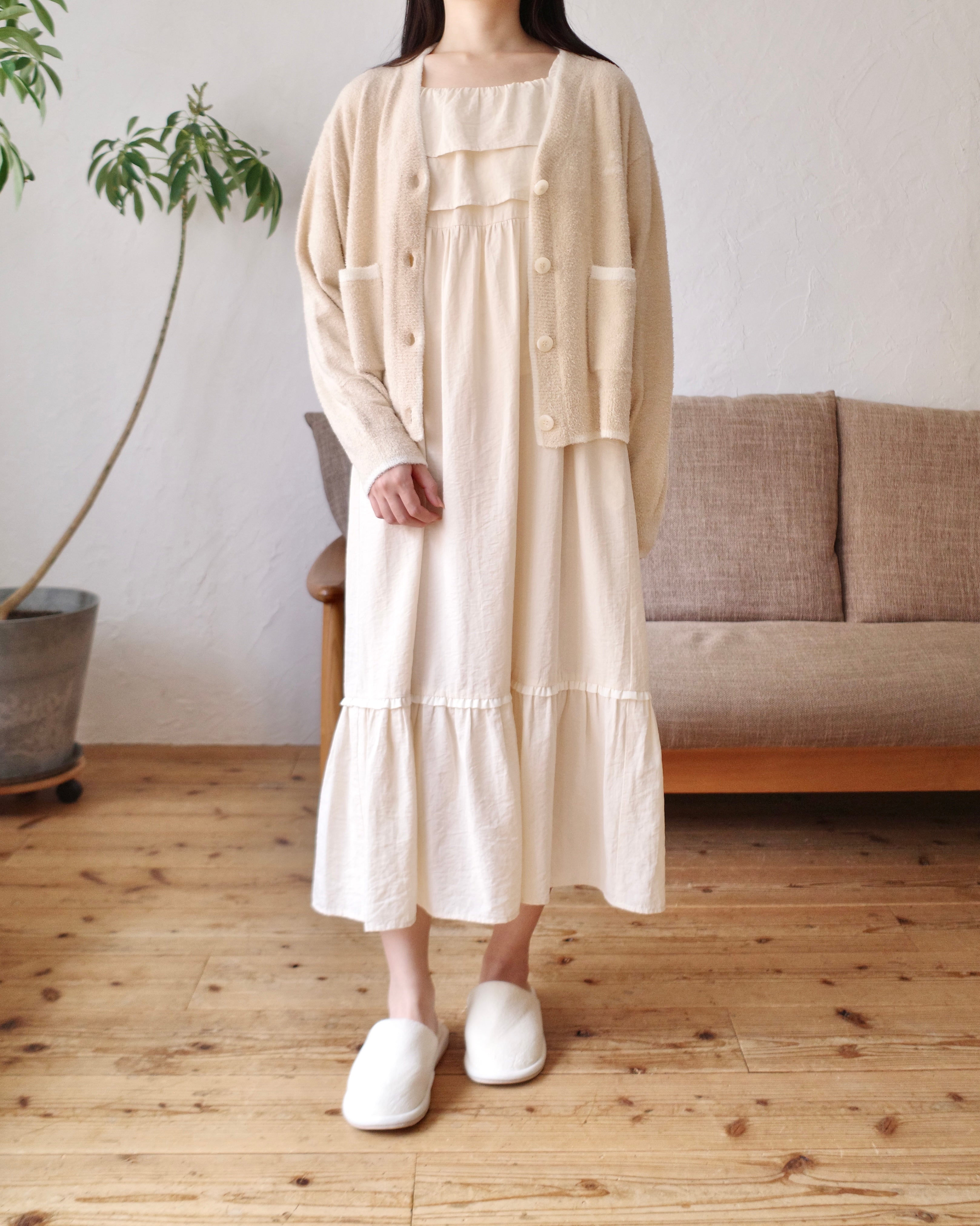 soft knit roow cardigan | &emuu(アンドエミュー)official通販サイト