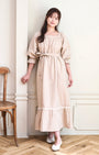 square-neckline dress〈11月下旬〜12月上旬お届け〉