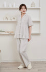 striped cotton pajamas〈8月下旬〜9月上旬お届け〉