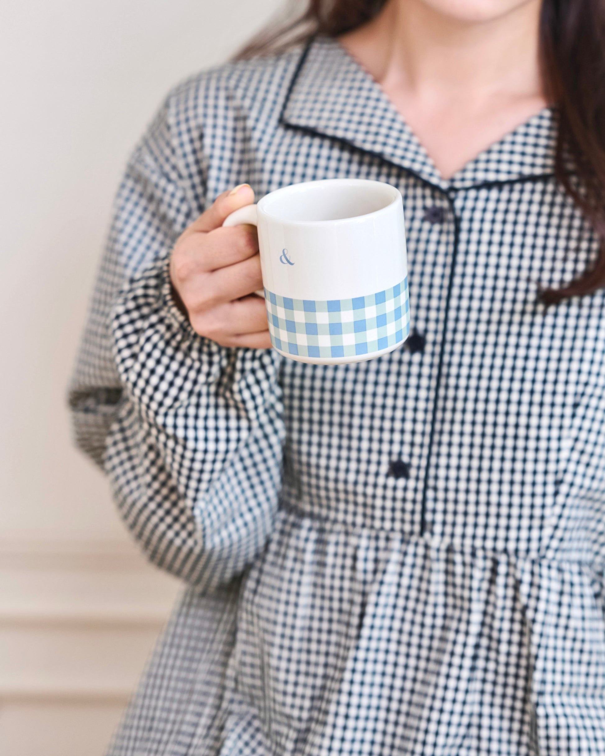 check pattern mug〈11月中旬〜11月下旬お届け〉