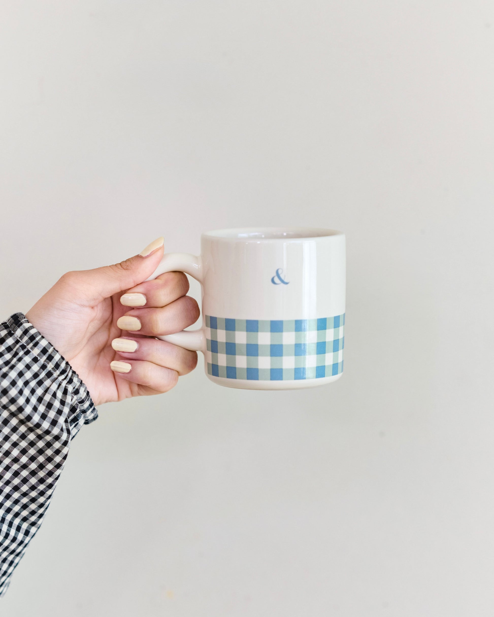 check pattern mug〈11月中旬〜11月下旬お届け〉