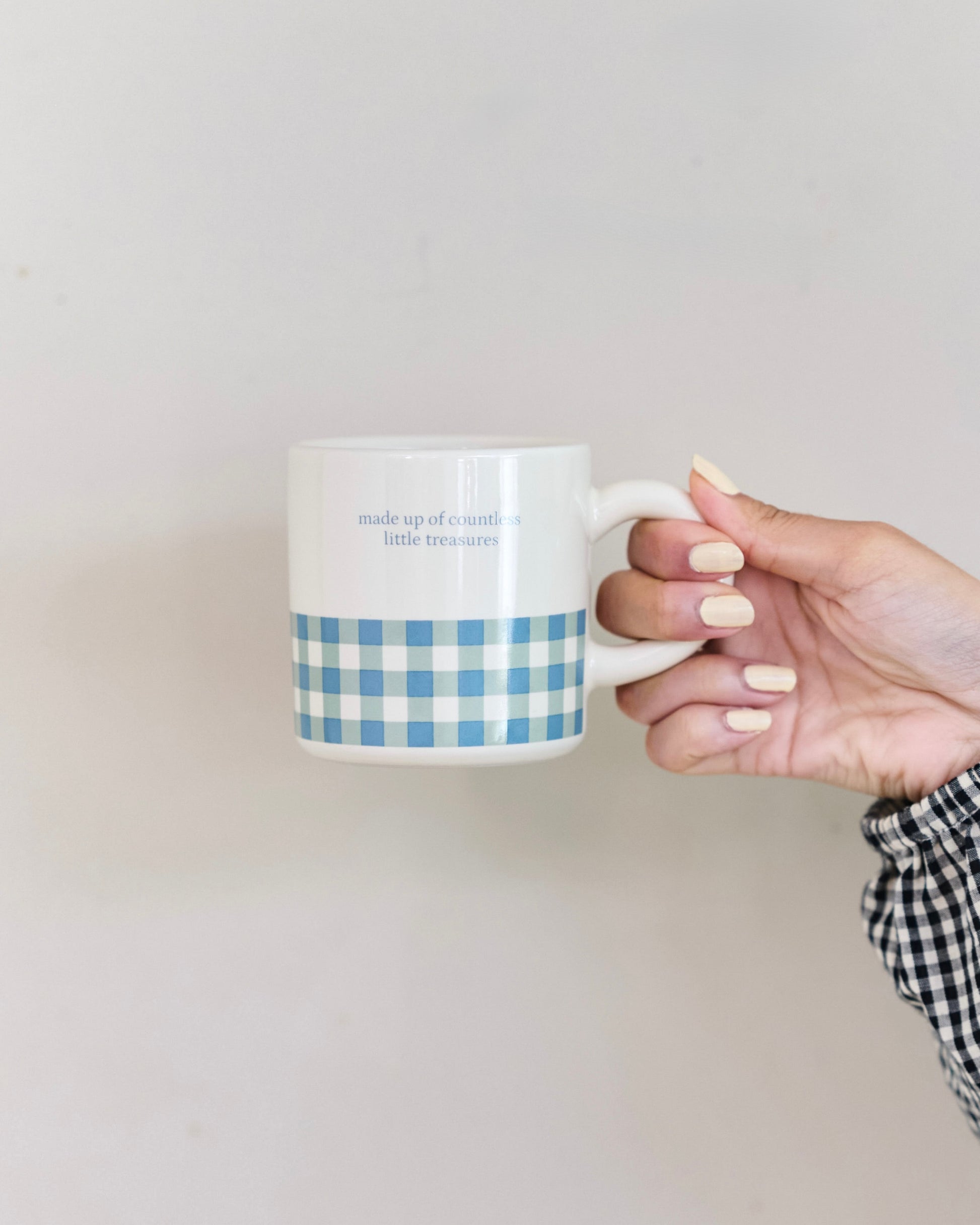 check pattern mug〈11月中旬〜11月下旬お届け〉