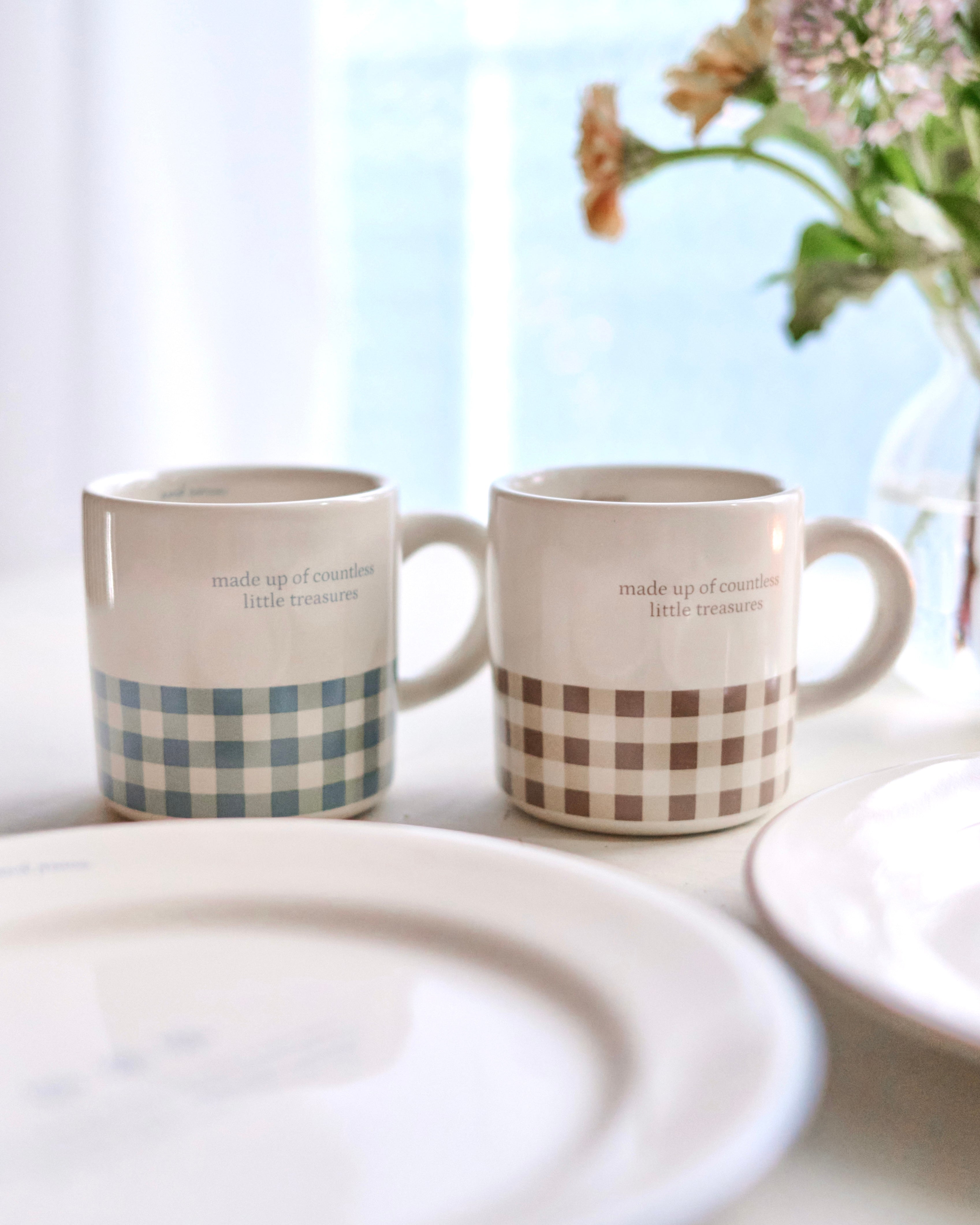 check pattern mug〈11月中旬〜11月下旬お届け〉