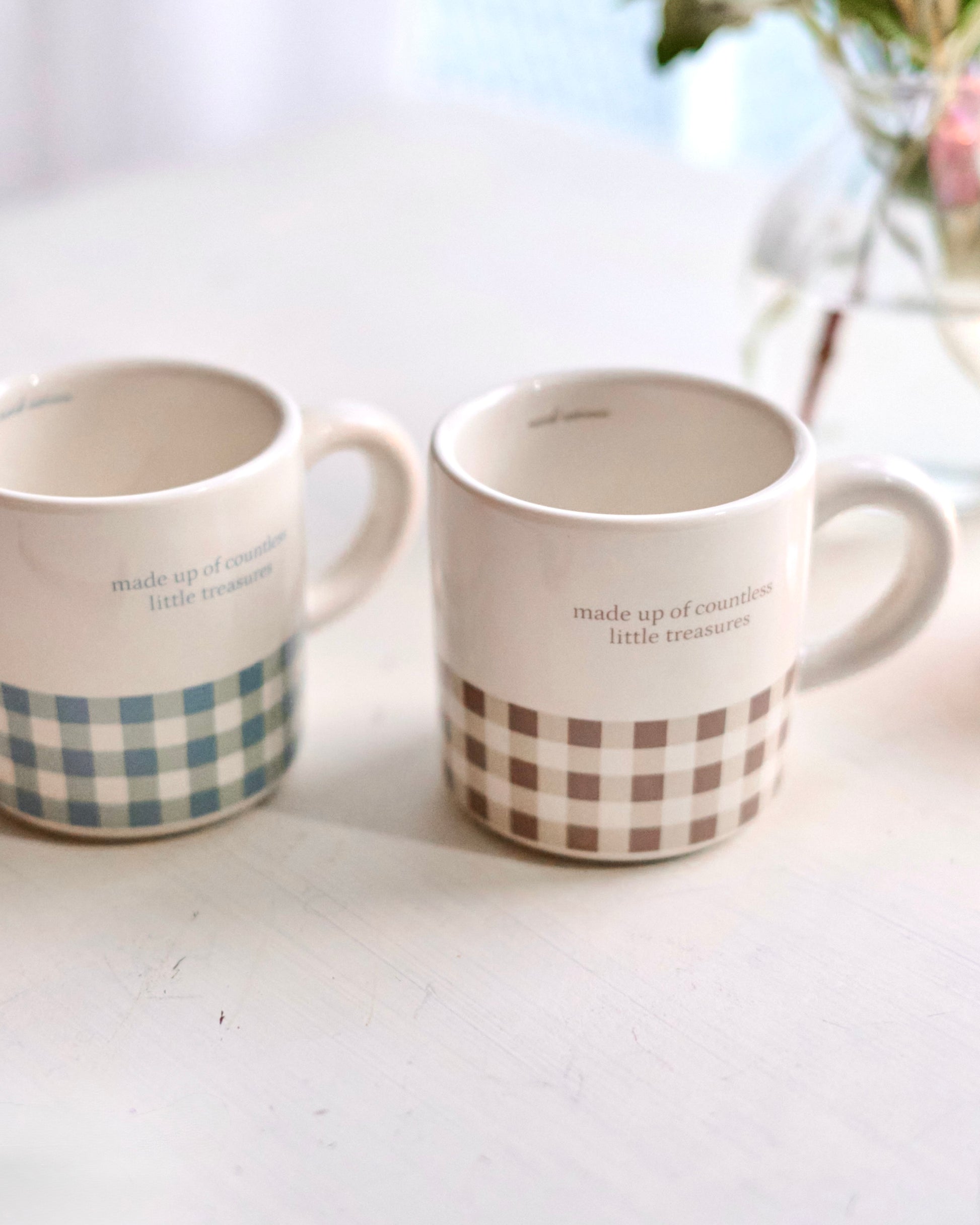 check pattern mug〈11月中旬〜11月下旬お届け〉
