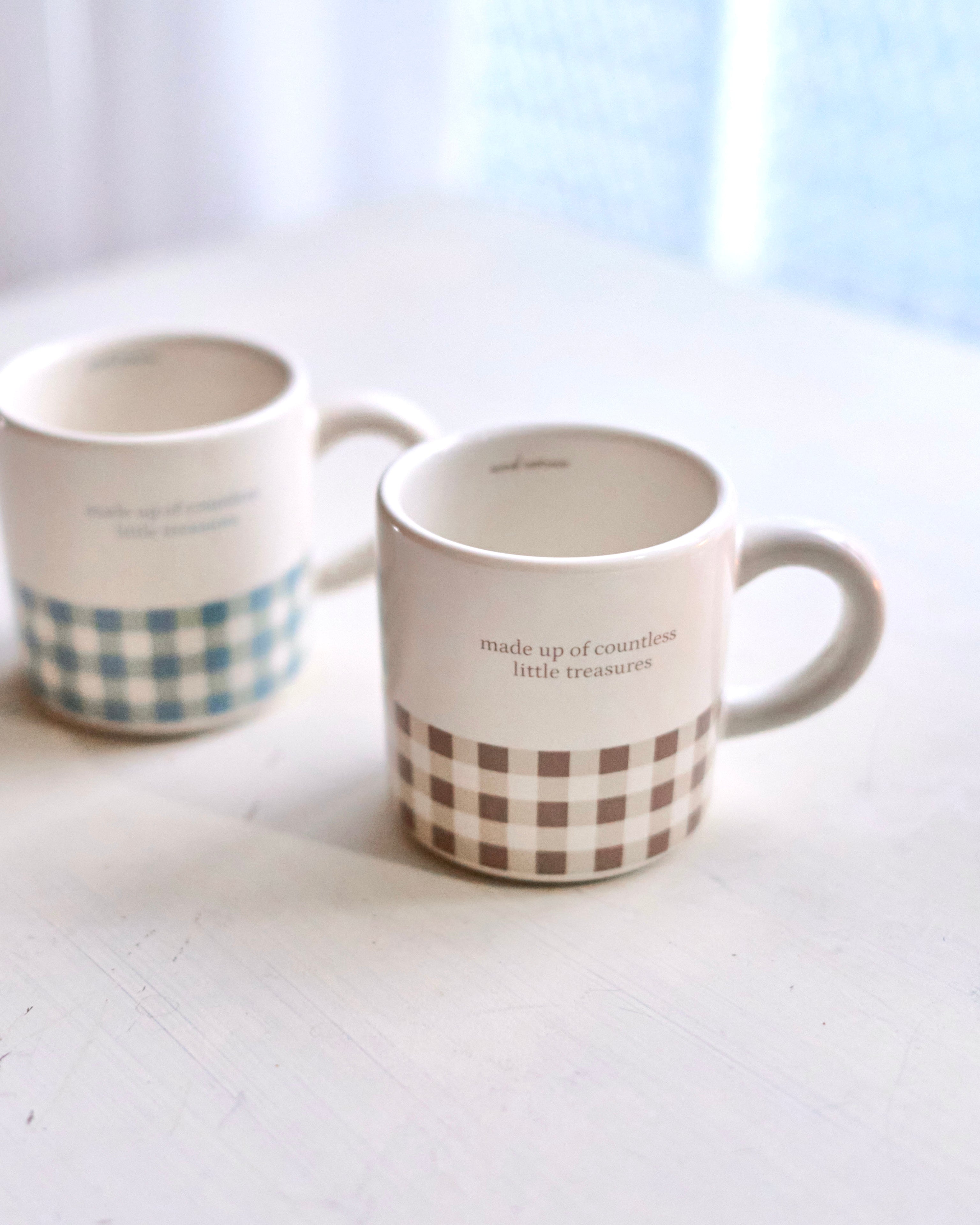 check pattern mug〈11月中旬〜11月下旬お届け〉