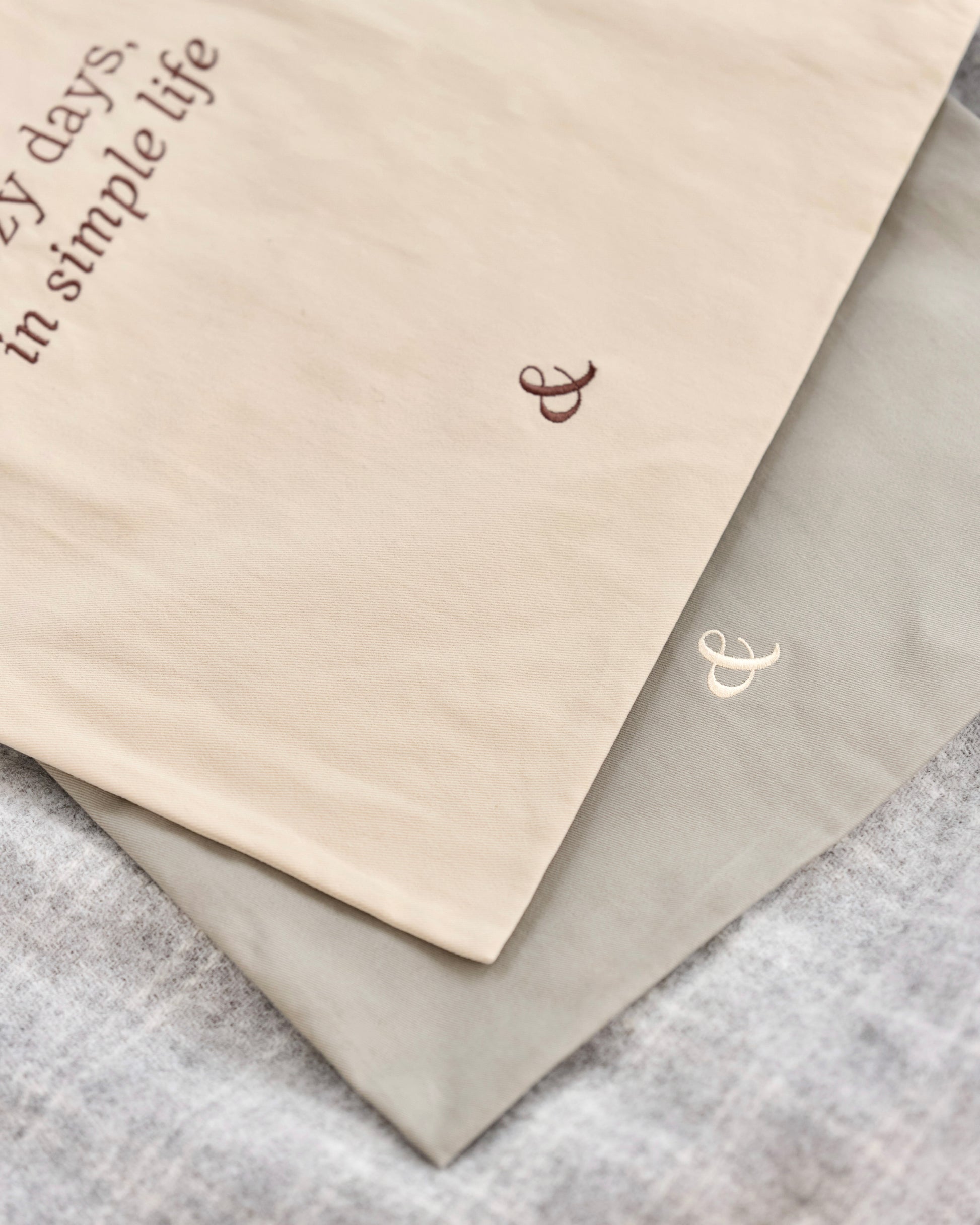 cozy days message tote bag〈4月上旬〜4月中旬お届け〉