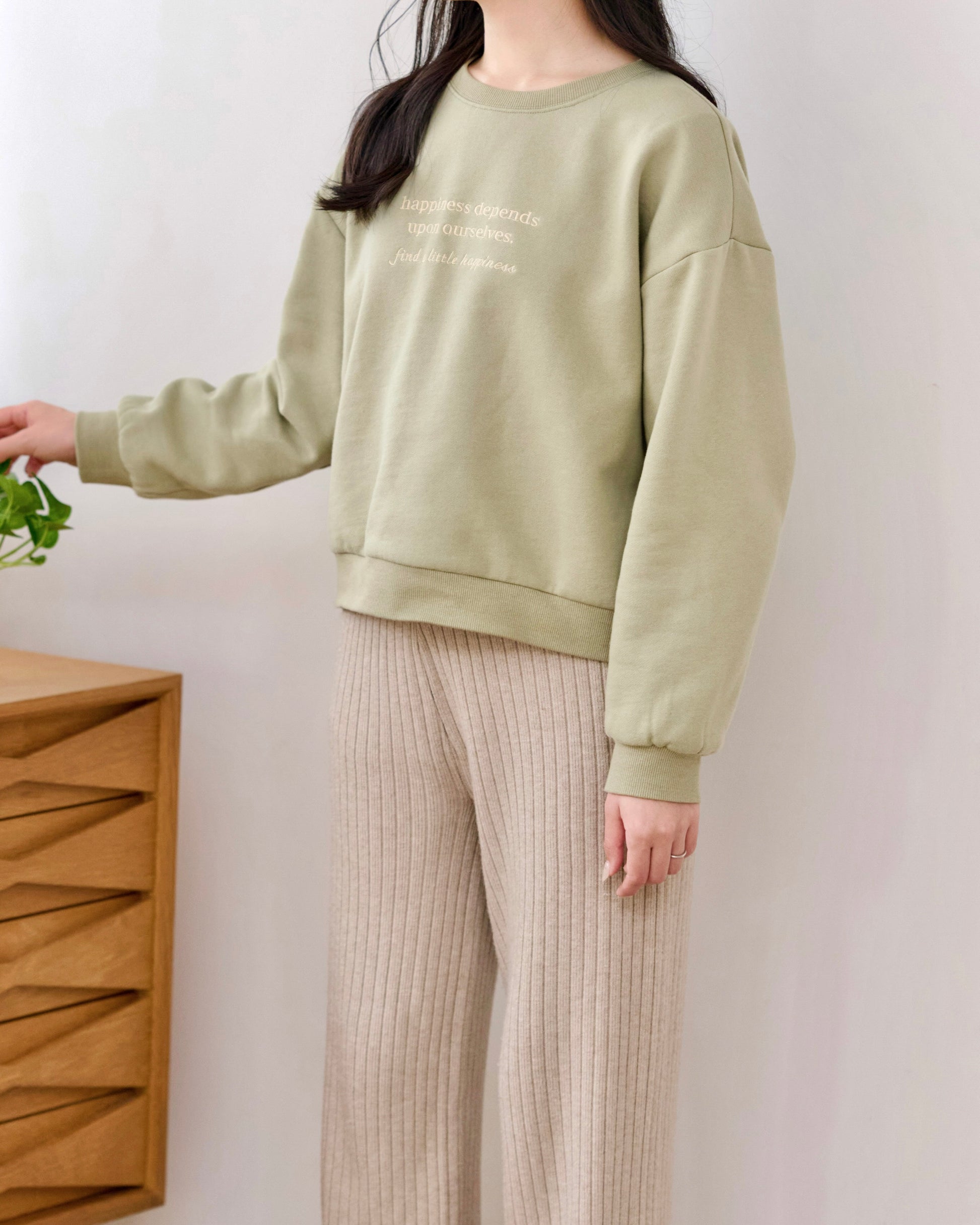 cozy fit message sweatshirt〈2月下旬〜3月上旬お届け〉