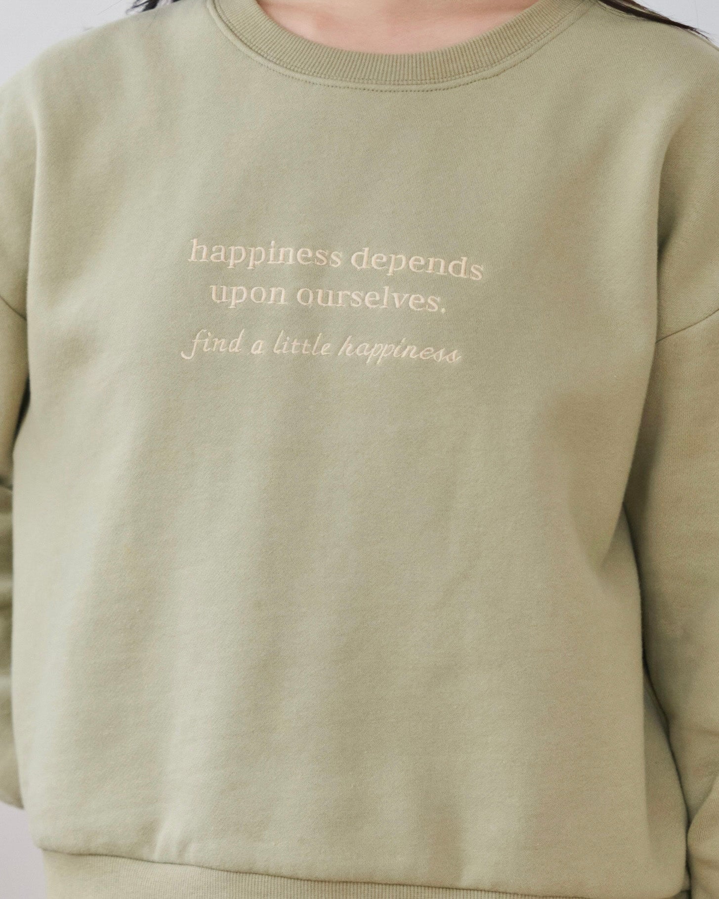 cozy fit message sweatshirt〈2月下旬〜3月上旬お届け〉