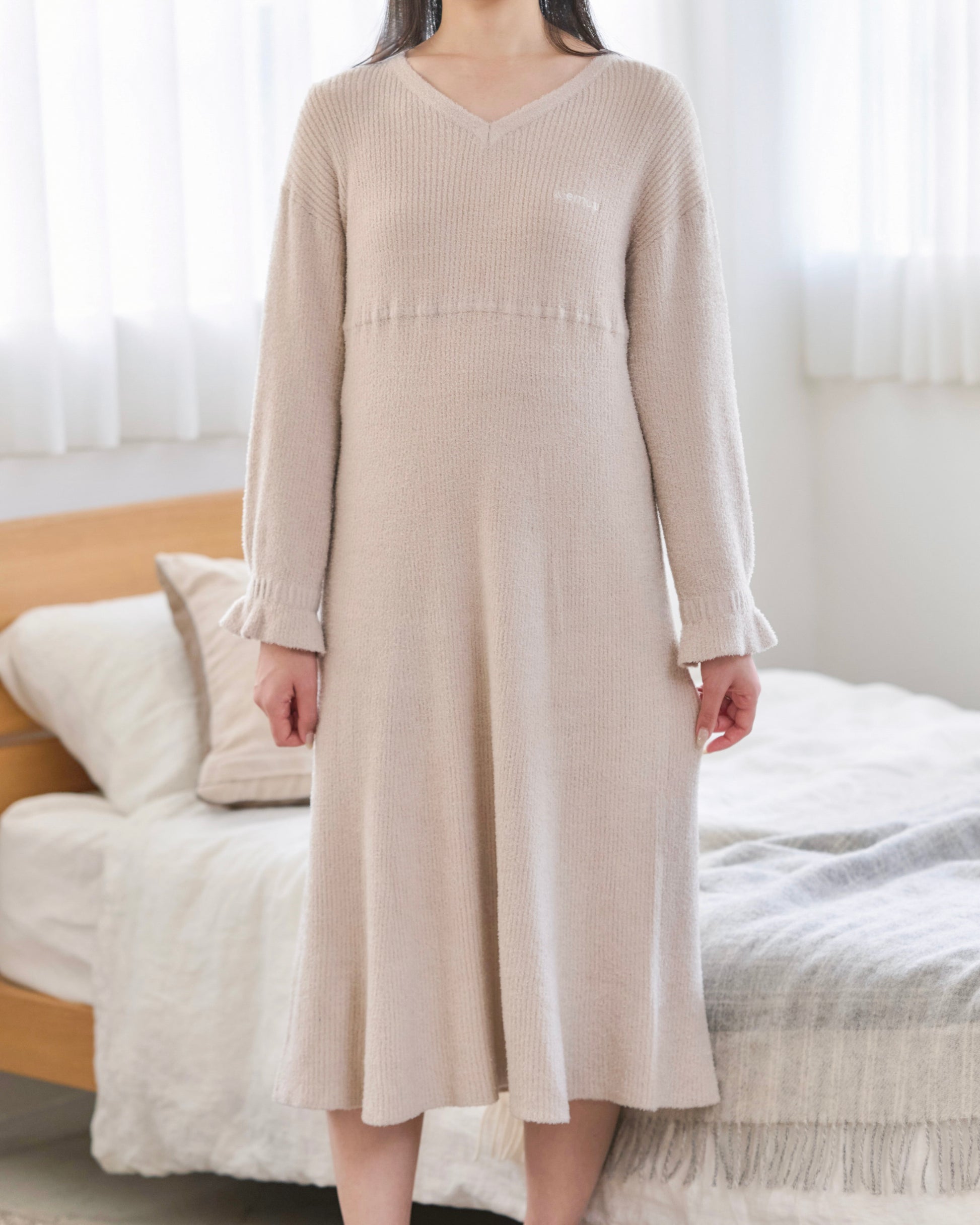 soft knit room onepiece〈2月下旬〜3月上旬お届け〉