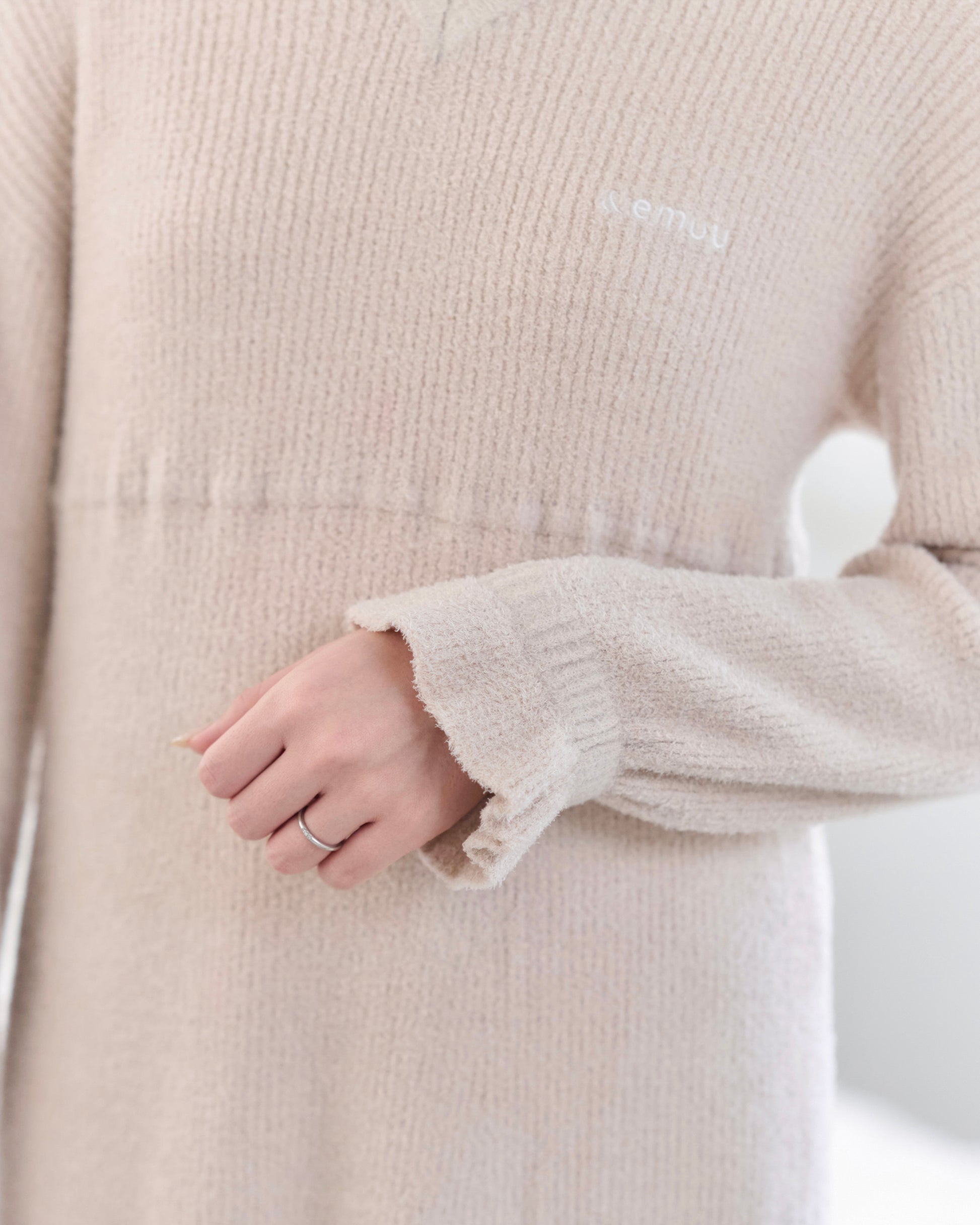 soft knit room onepiece〈2月下旬〜3月上旬お届け〉