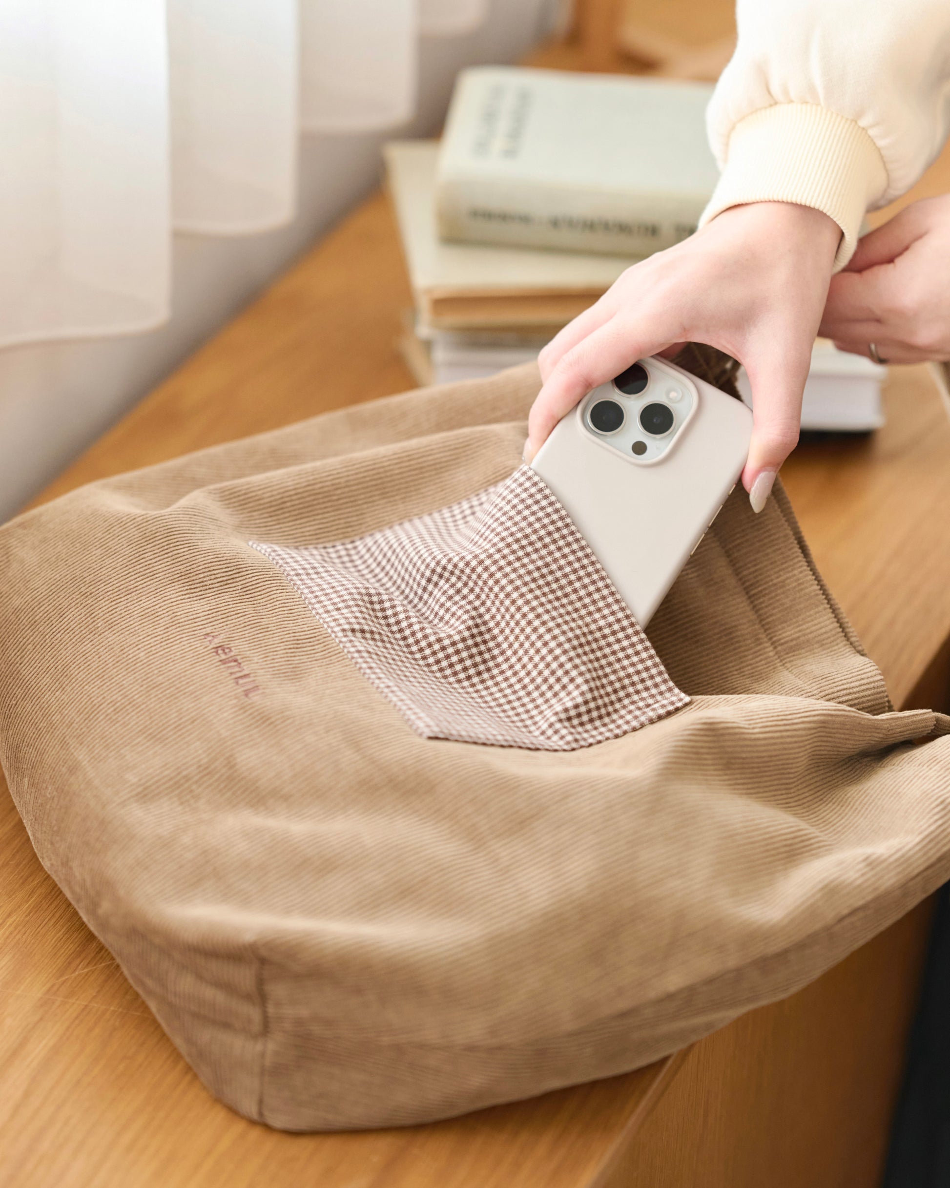 corduroy tote bag〈3月下旬〜4月上旬お届け〉