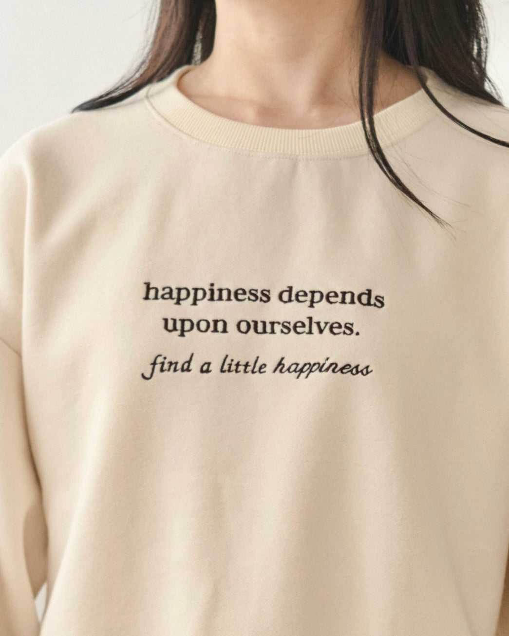 cozy fit message sweatshirt〈2月下旬〜3月上旬お届け〉