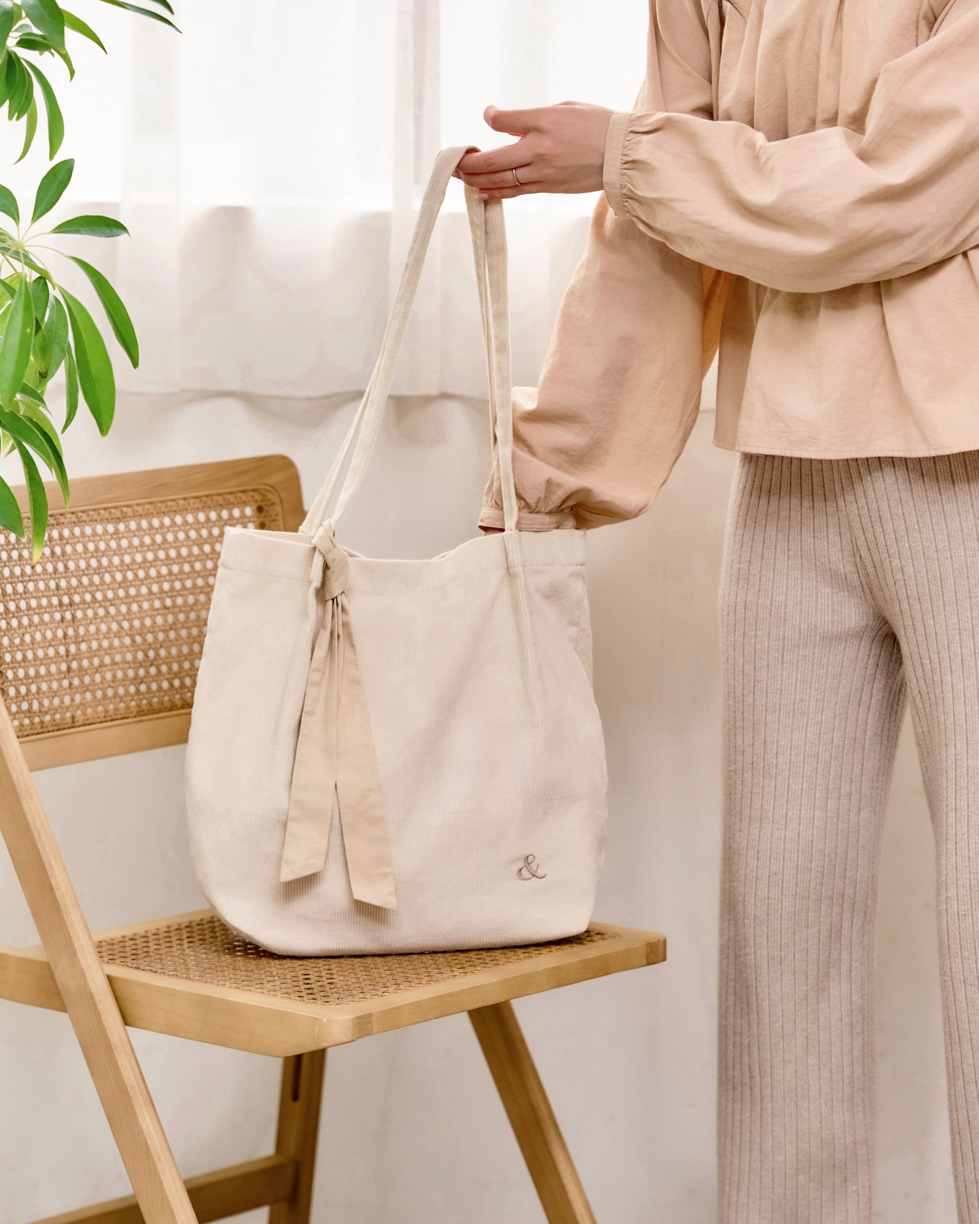corduroy tote bag〈3月下旬〜4月上旬お届け〉