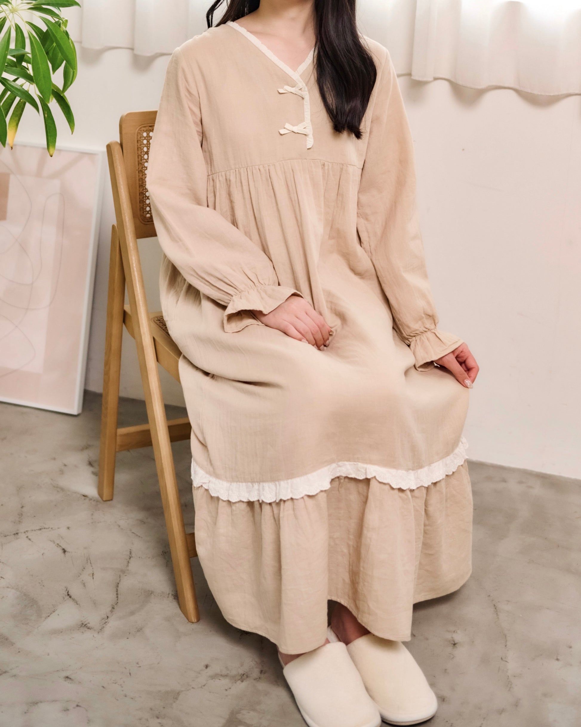 natural cotton room onepiece〈3月下旬〜4月上旬お届け〉