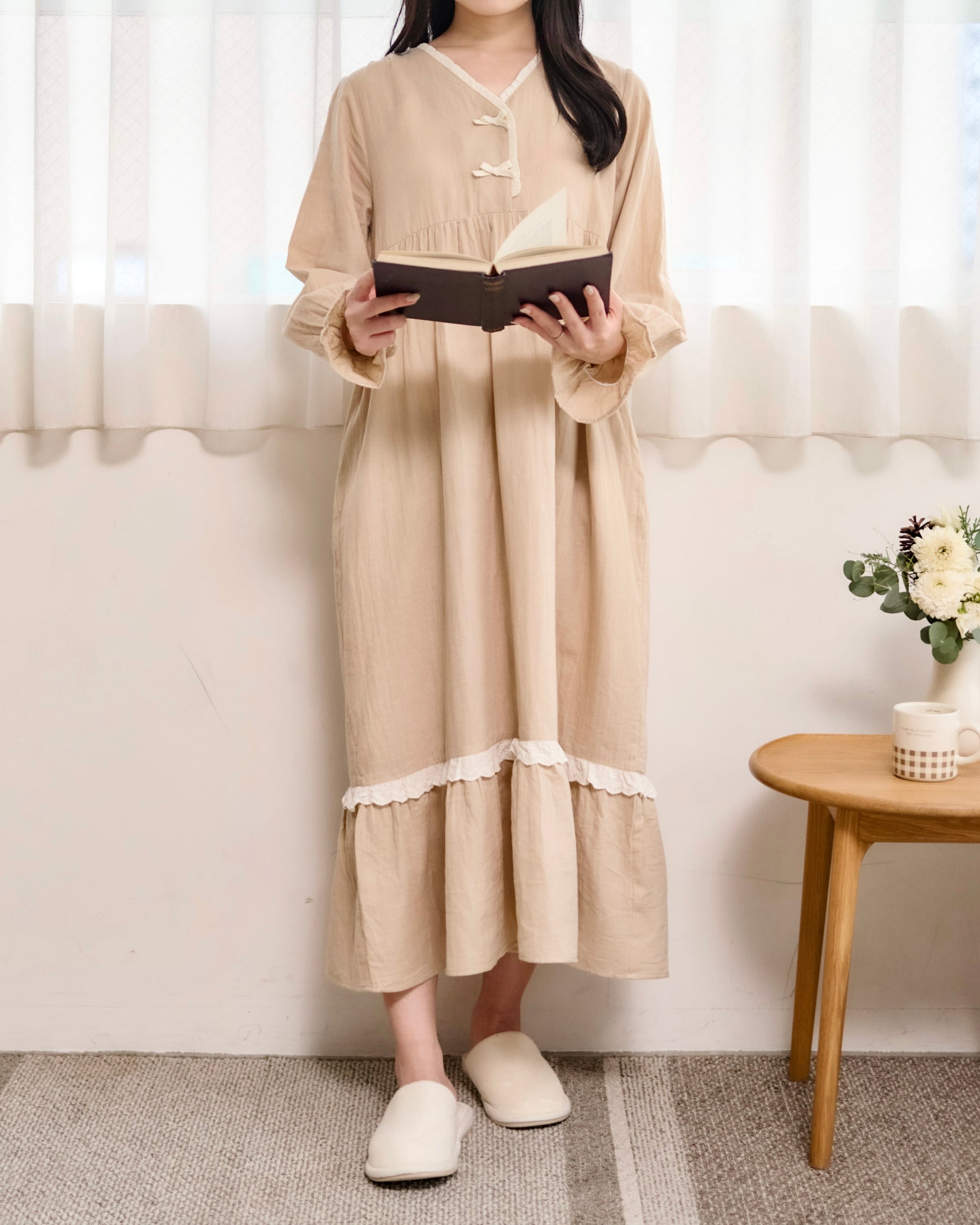 natural cotton room onepiece〈3月下旬〜4月上旬お届け〉