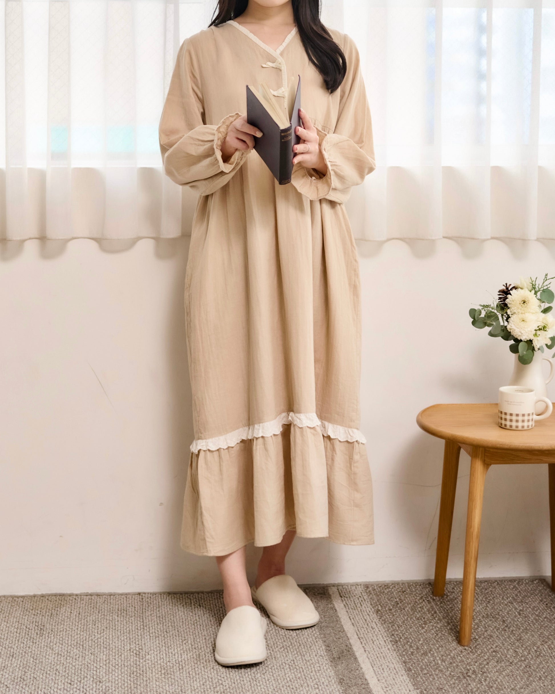 natural cotton room onepiece〈3月下旬〜4月上旬お届け〉
