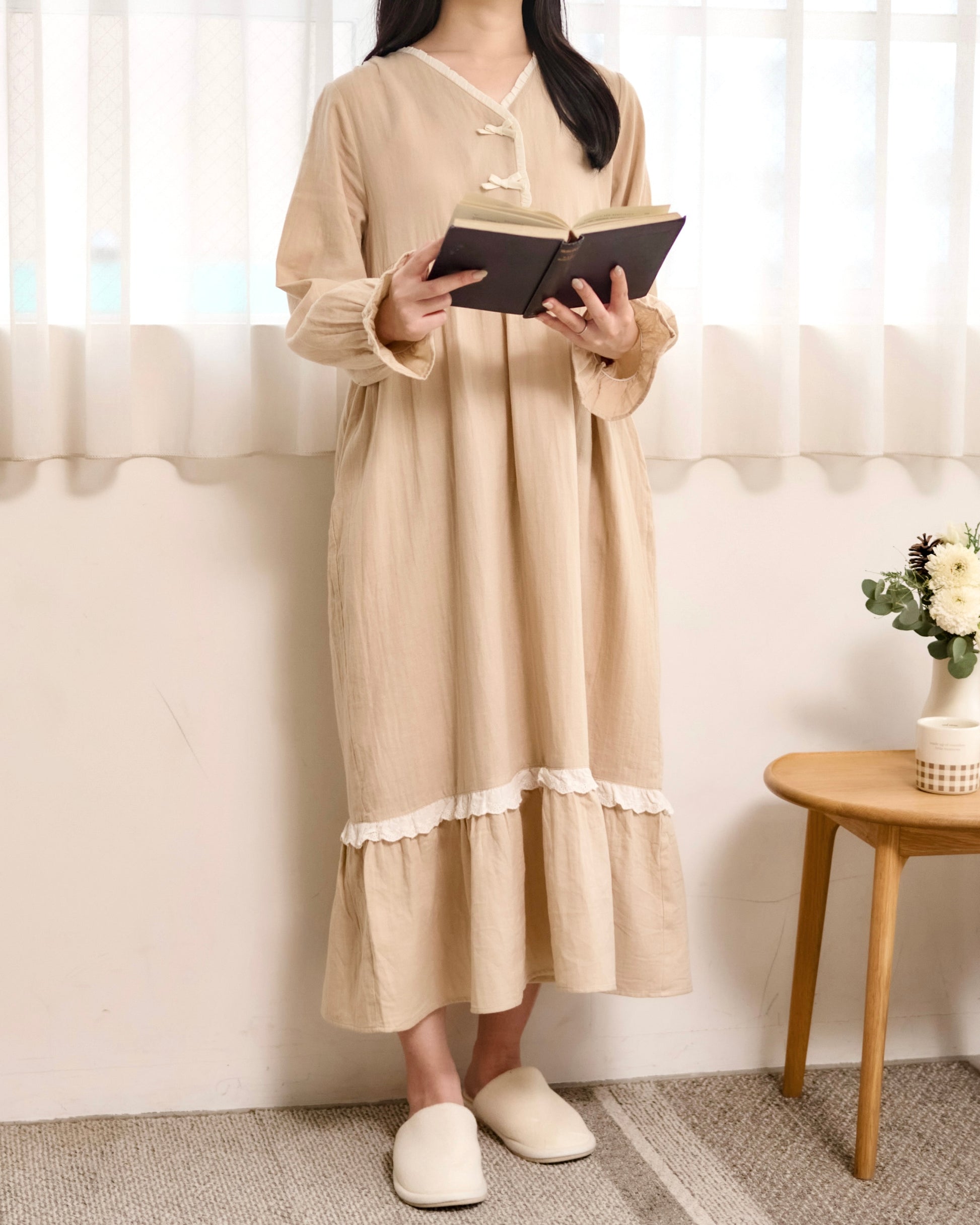 natural cotton room onepiece〈3月下旬〜4月上旬お届け〉