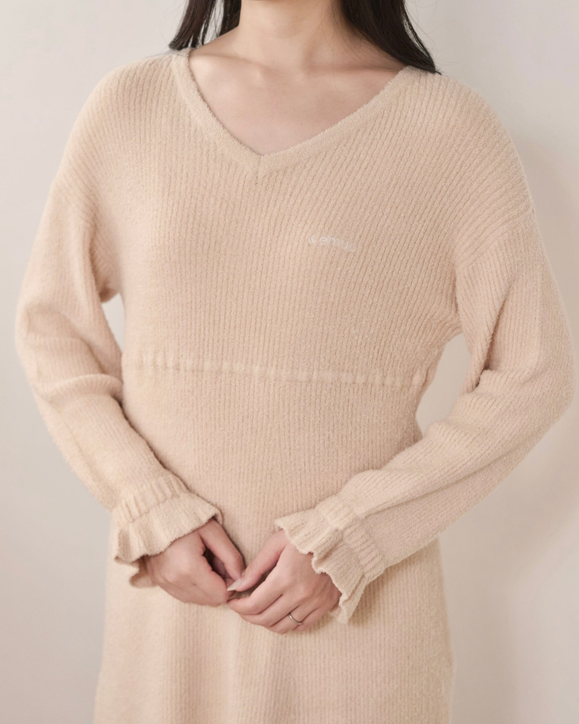 soft knit room onepiece〈2月下旬〜3月上旬お届け〉