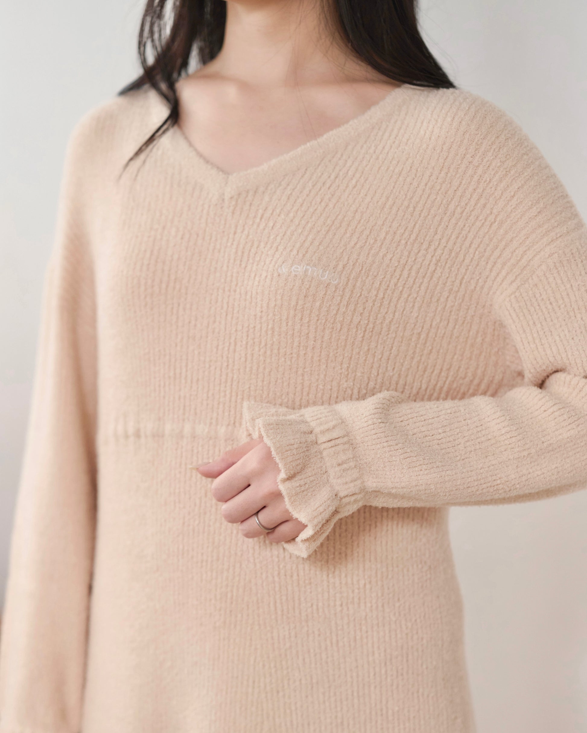 soft knit room onepiece〈2月下旬〜3月上旬お届け〉
