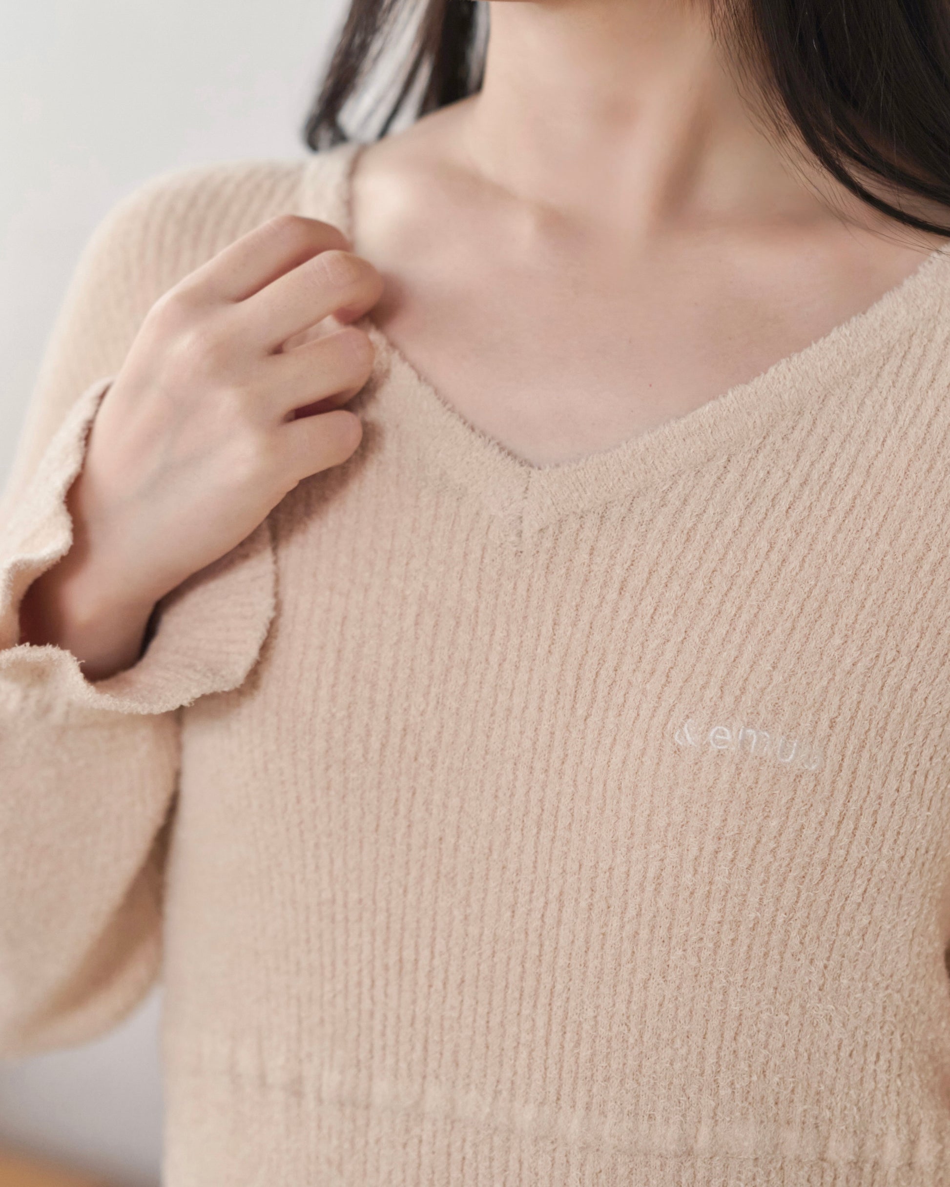 soft knit room onepiece〈2月下旬〜3月上旬お届け〉