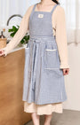 soft gingham apron〈4月中旬〜4月下旬お届け〉