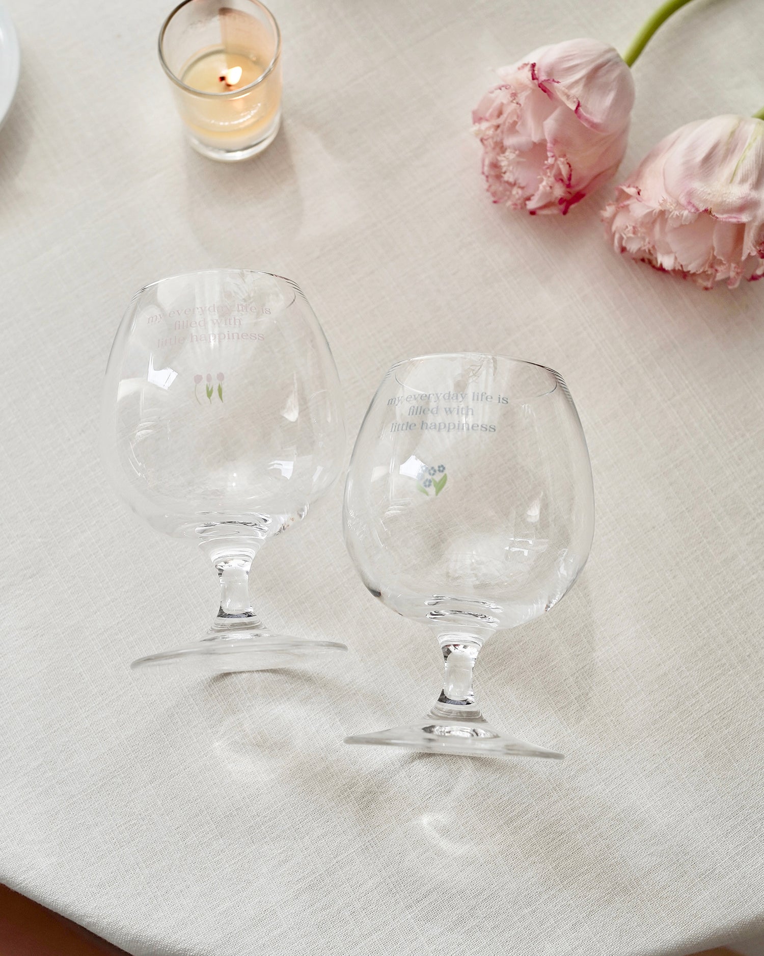 little happiness glass