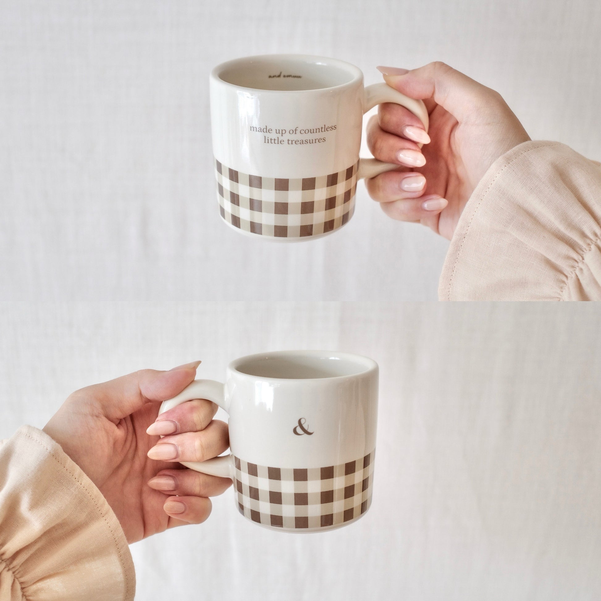 check pattern mug〈11月中旬〜11月下旬お届け〉