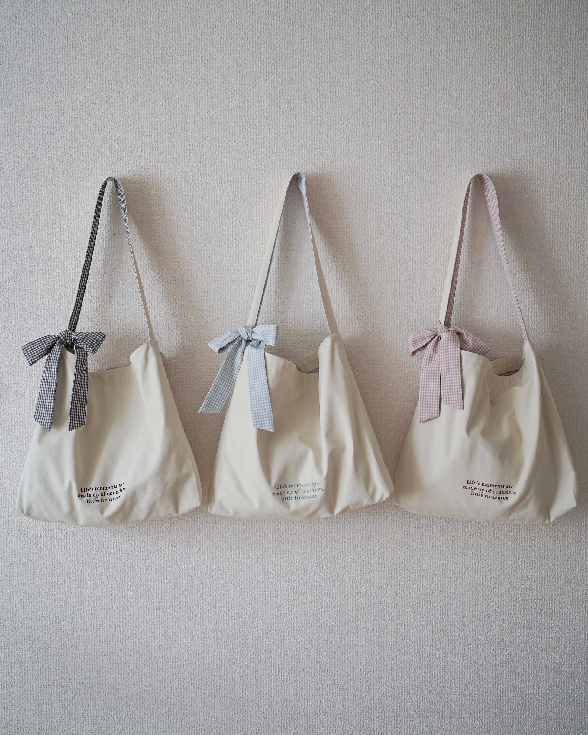 one-handle ribbon tote bag〈8月下旬〜9月上旬お届け〉
