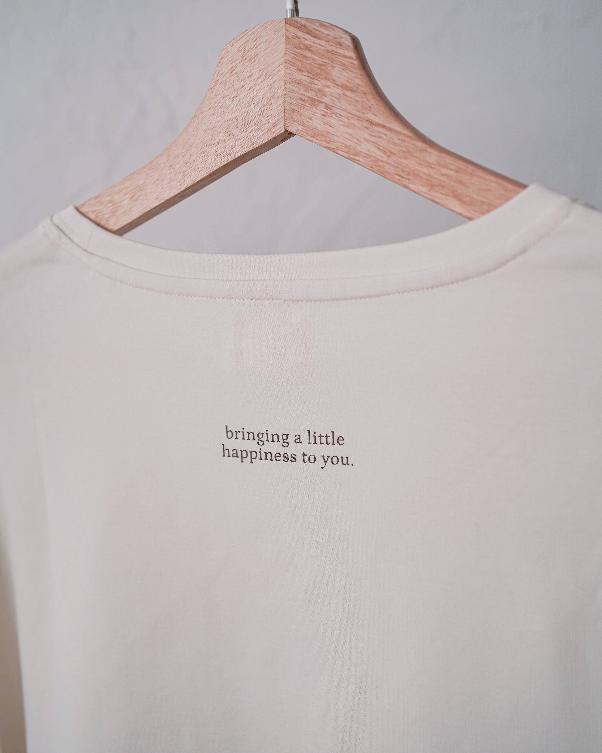 gingham ribbon long sleeve tee〈12月下旬〜1月上旬お届け〉