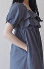 frilled one piece〈8月中旬〜8月下旬お届け〉