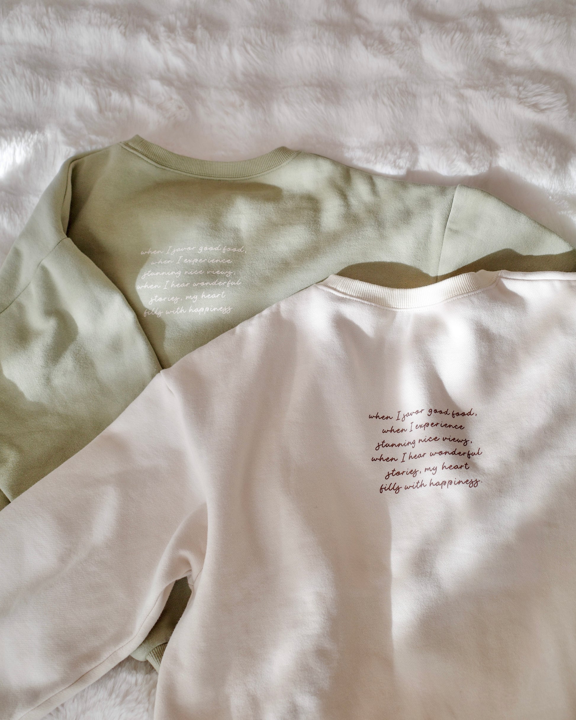 cozy fit message sweatshirt〈2月下旬〜3月上旬お届け〉