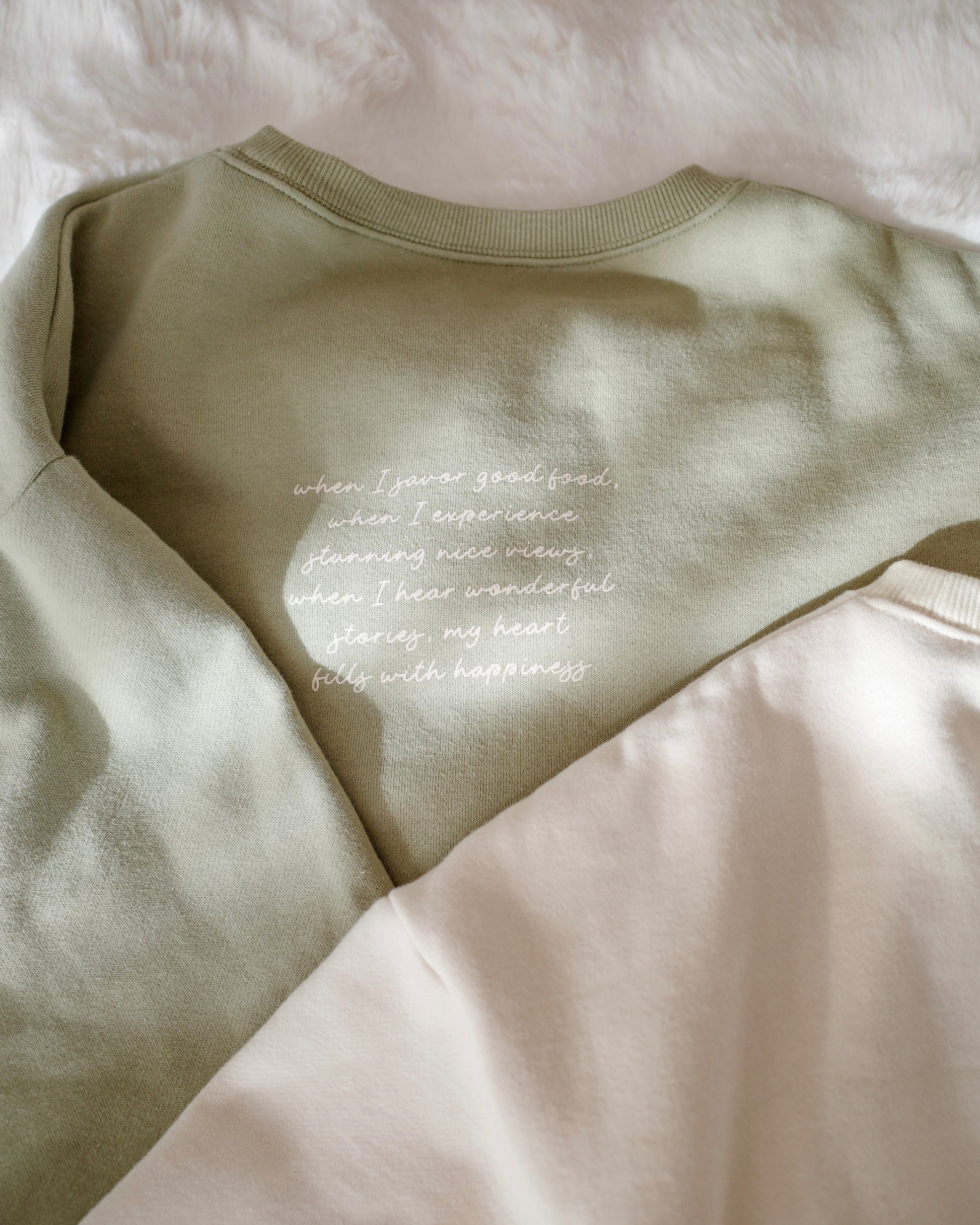 cozy fit message sweatshirt〈2月下旬〜3月上旬お届け〉