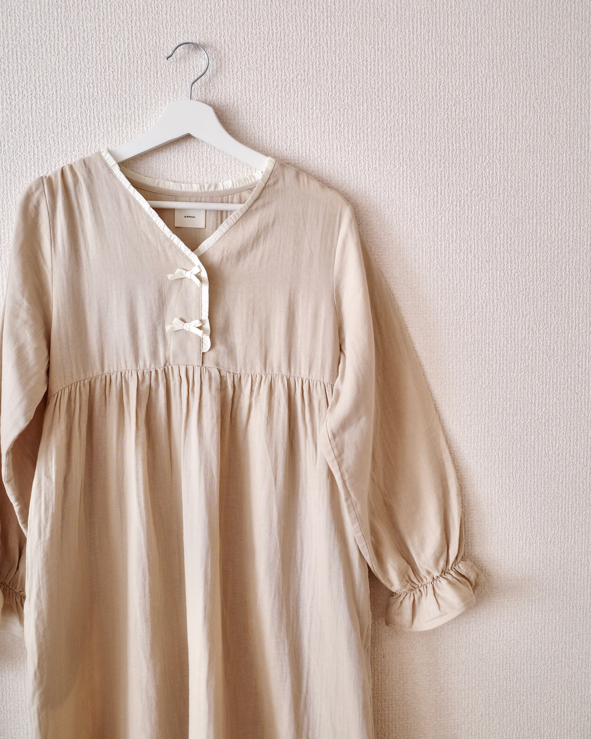 natural cotton room onepiece〈3月下旬〜4月上旬お届け〉