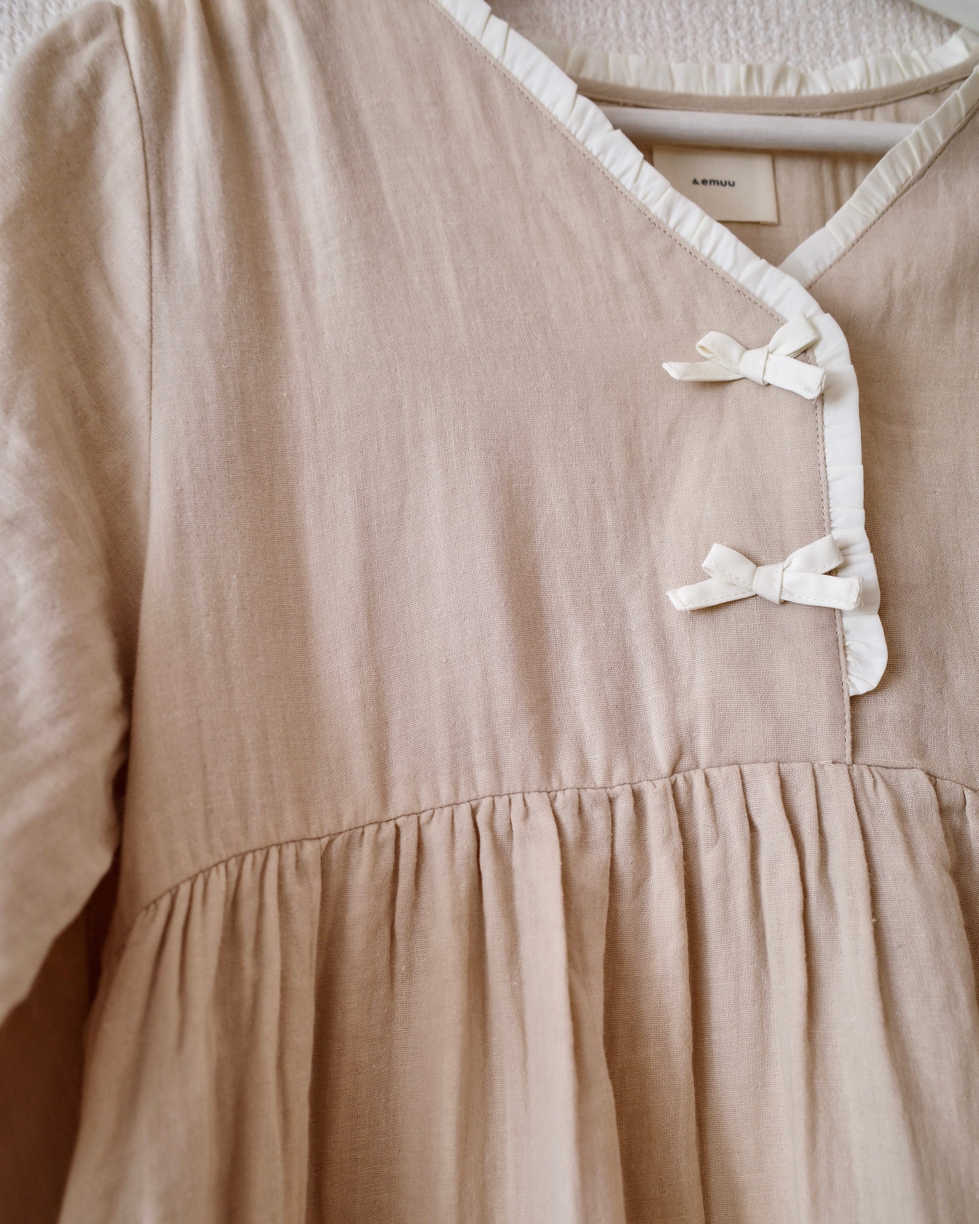 natural cotton room onepiece〈3月下旬〜4月上旬お届け〉