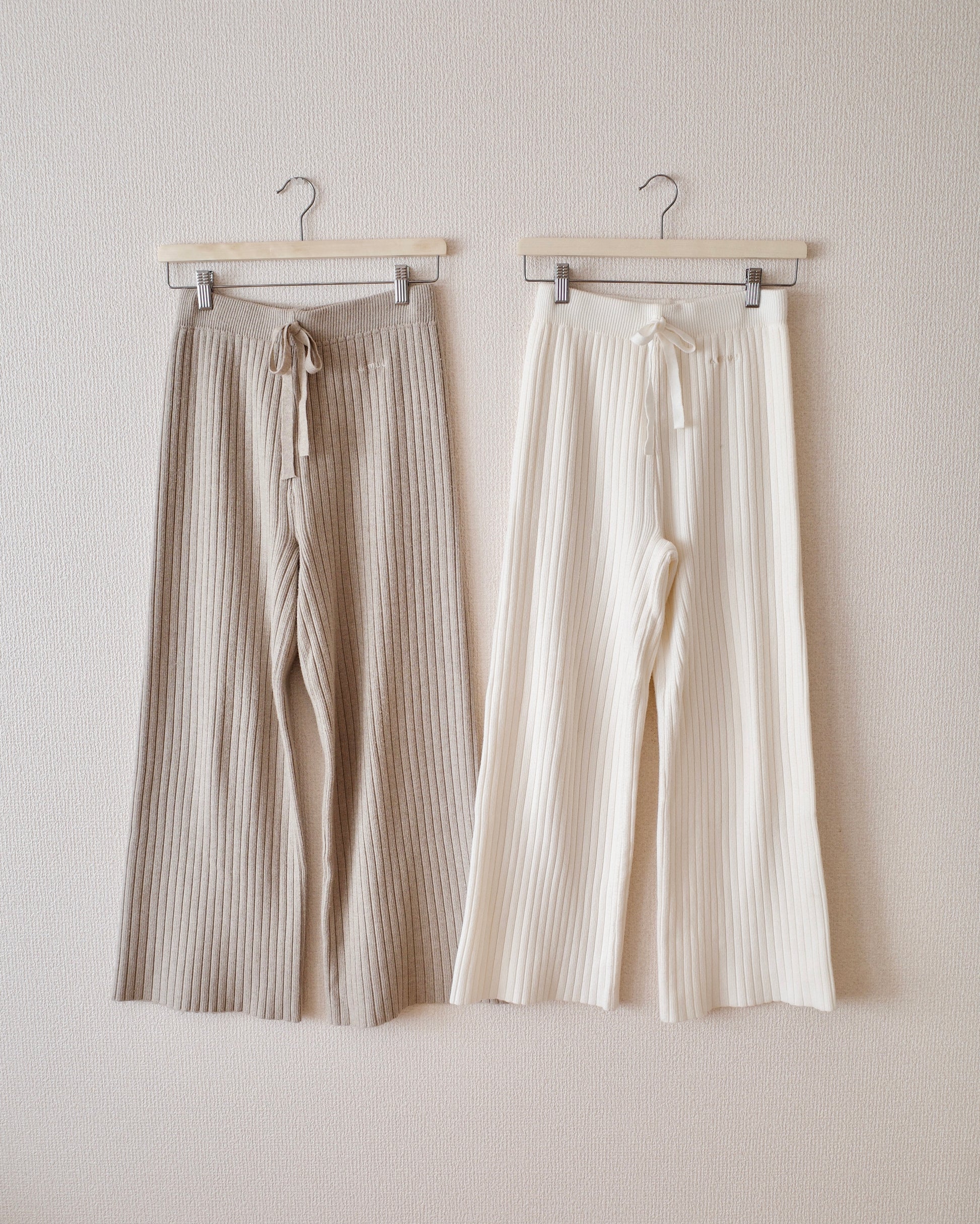 cozy fit rib knit pants〈2月下旬〜3月上旬お届け〉