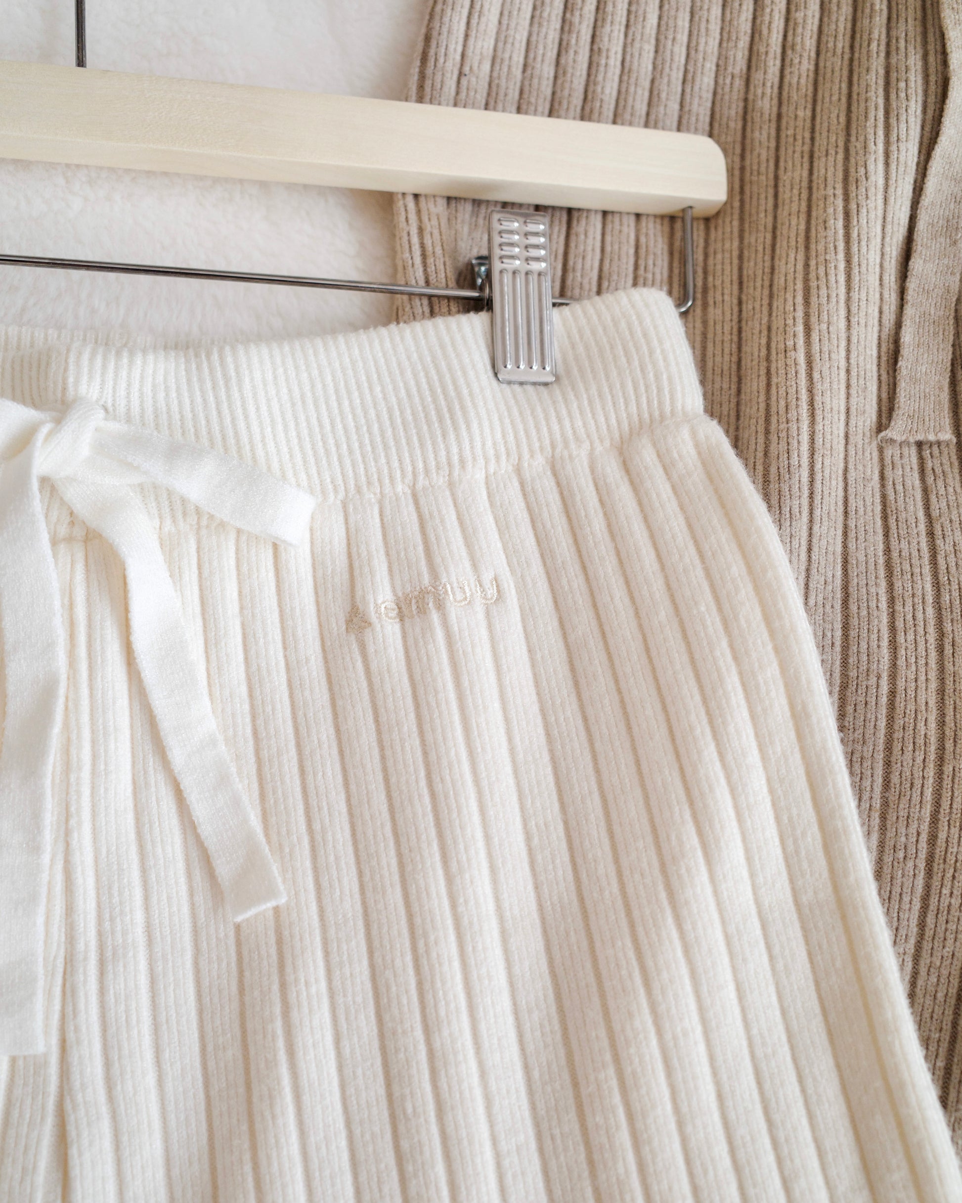 cozy fit rib knit pants〈2月下旬〜3月上旬お届け〉