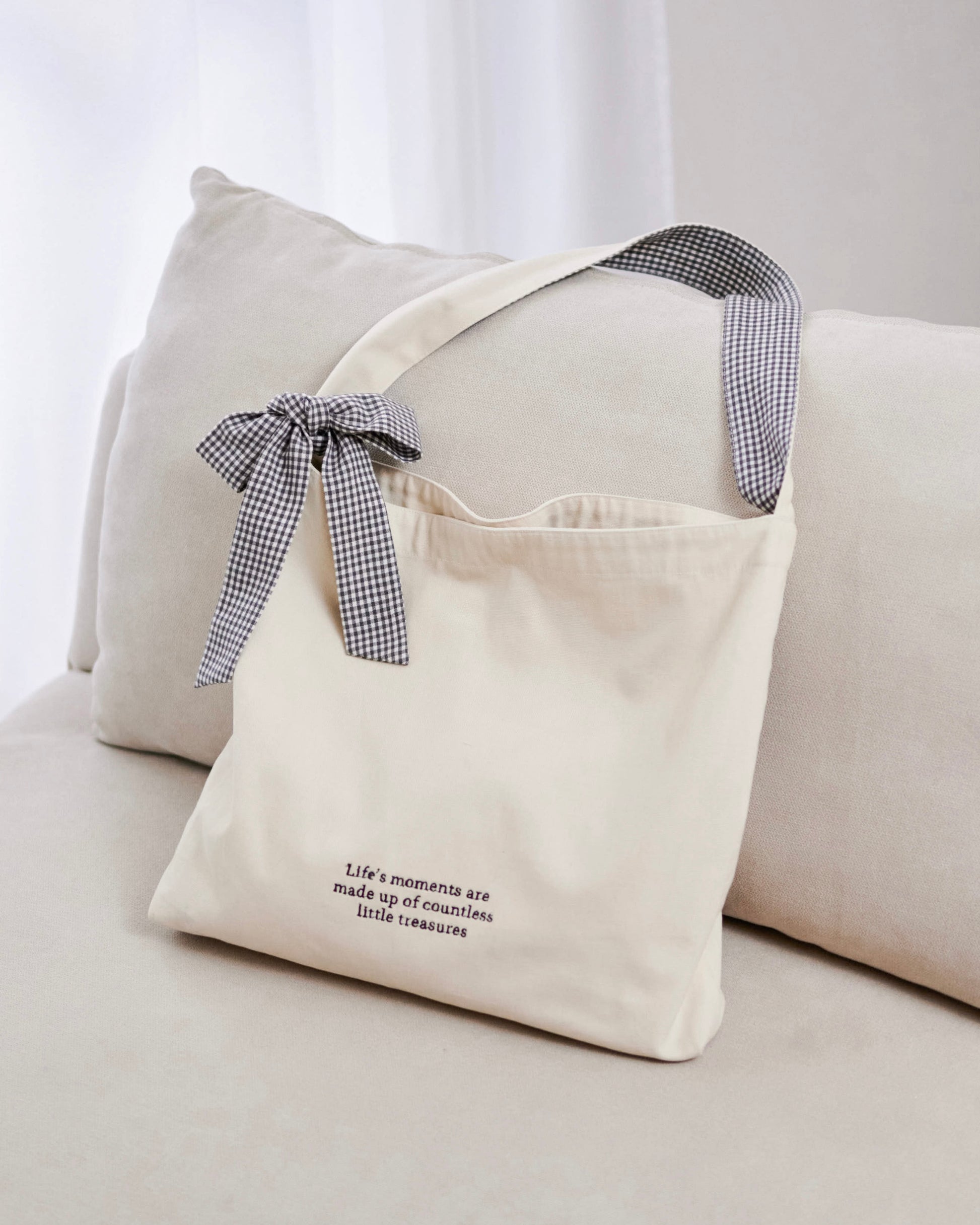 one-handle ribbon tote bag〈8月下旬〜9月上旬お届け〉