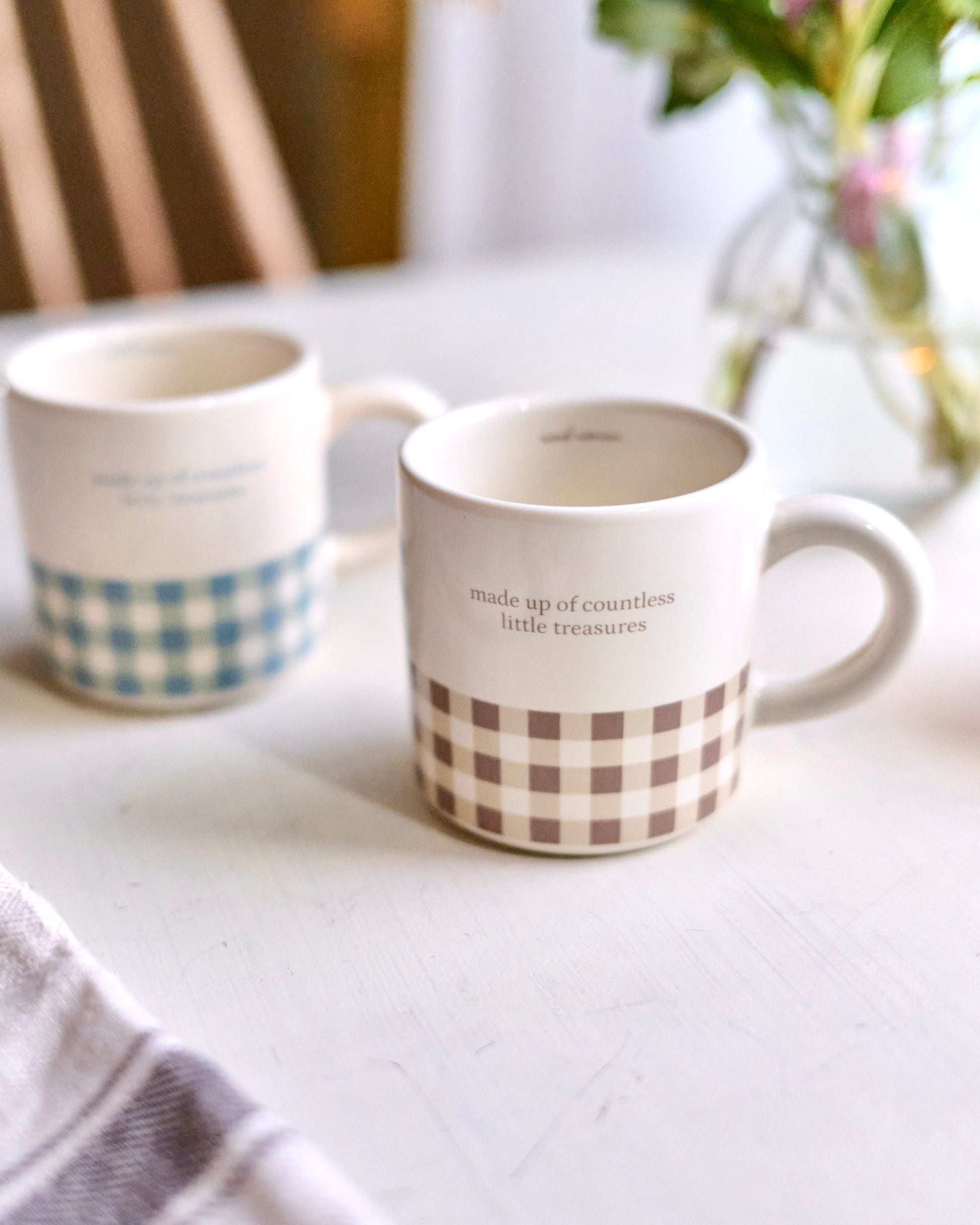 check pattern mug〈11月中旬〜11月下旬お届け〉